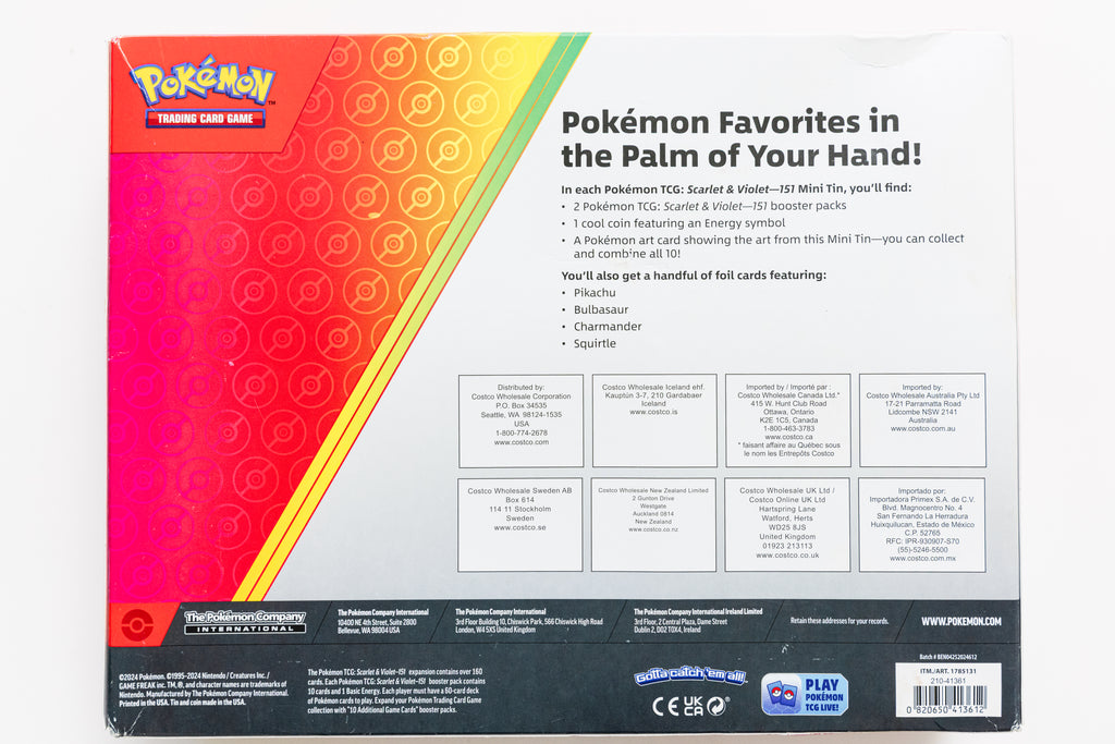 Pokemon TCG - Scarlet & Violet 151 Mini Tin 5-pack Magneton (SEALED) (Damaged Carboard)