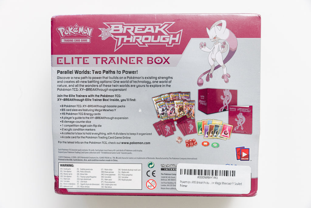 Pokemon TCG - XY BreakThrough Elite Trainer Box Mewtwo Y (SEALED)
