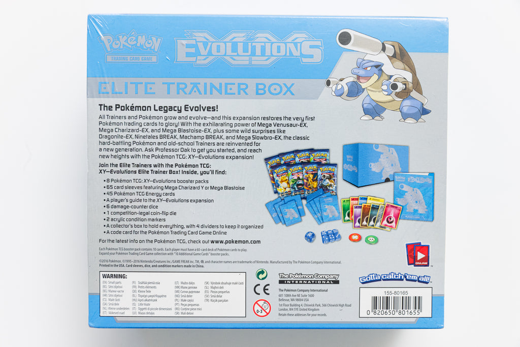 Pokemon TCG - XY Evolutions Elite Trainer Box Mega Blastoise (SEALED)