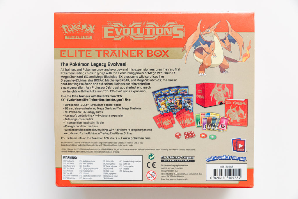 Pokemon TCG - XY Evolutions Elite Trainer Box Mega Charizard Y (SEALED)