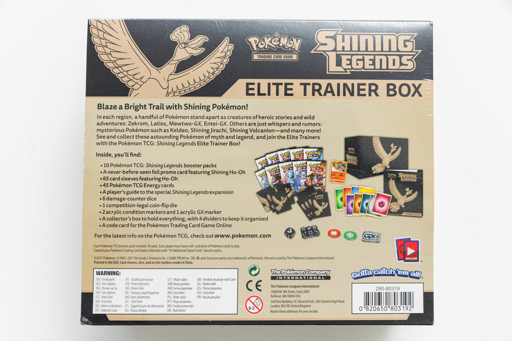 Pokemon TCG - Shining Legends Elite Trainer Box (SEALED)