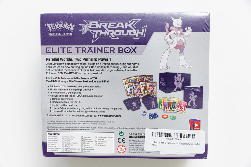 Pokemon TCG - XY BreakThrough Elite Trainer Box Mewtwo X (SEALED)
