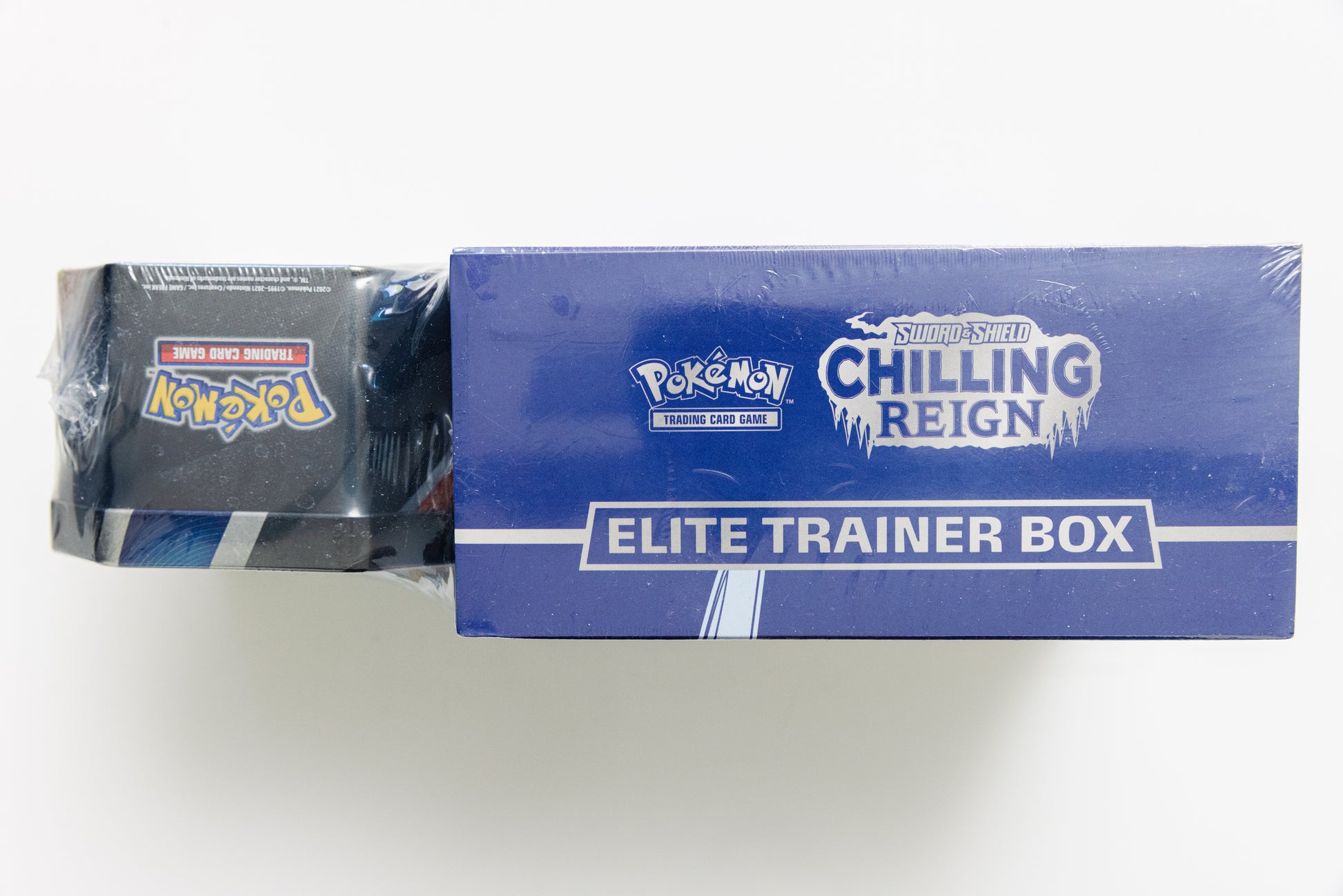 Pokemon TCG - Chilling Reign ETB + Vaporeon V Tin 2 Pack (SEALED)