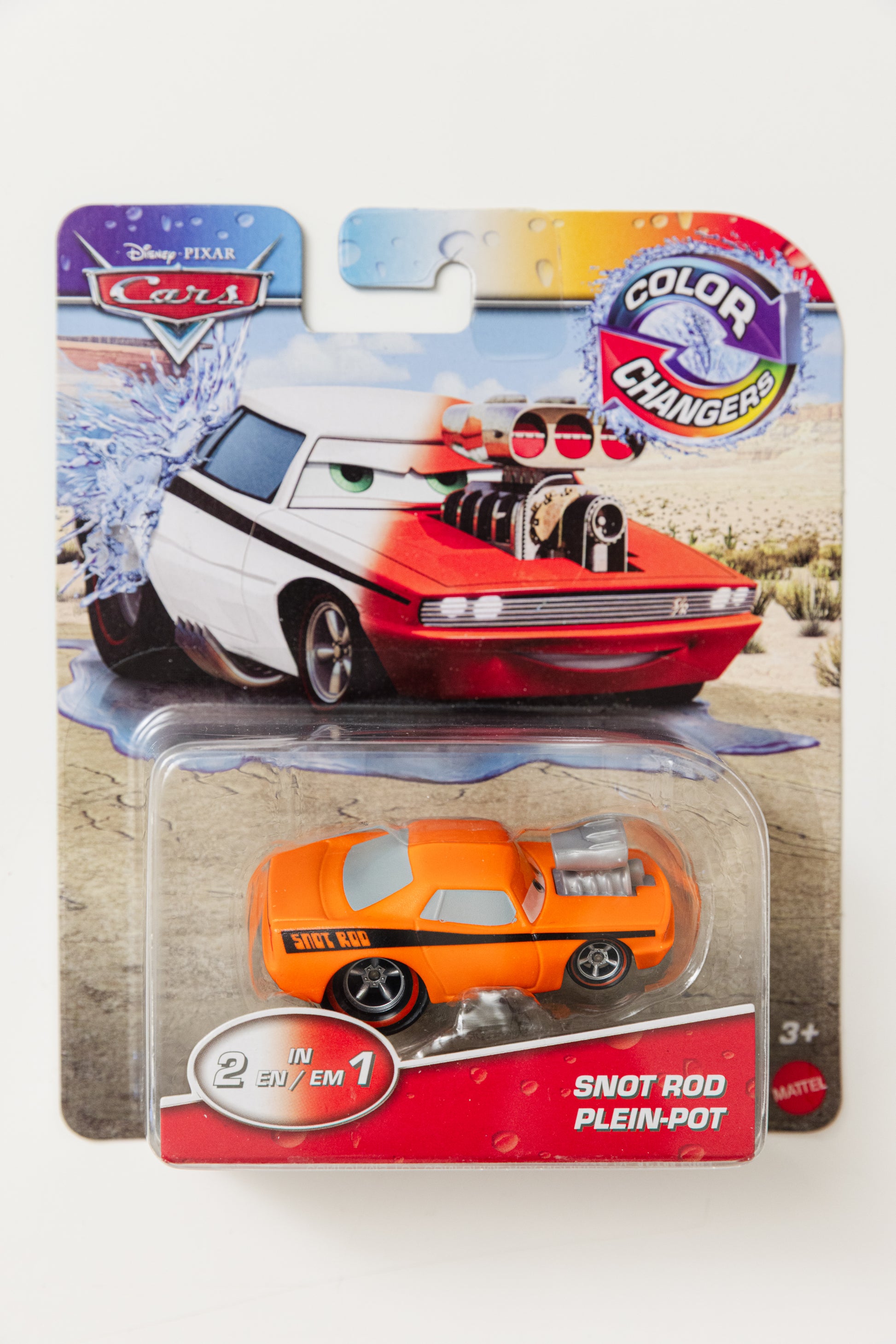 Cars Color Changers Snot Rod (Damaged Card)