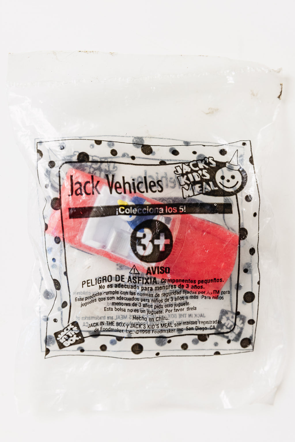 LOOSE Red Convertible Car - Jack in The Box