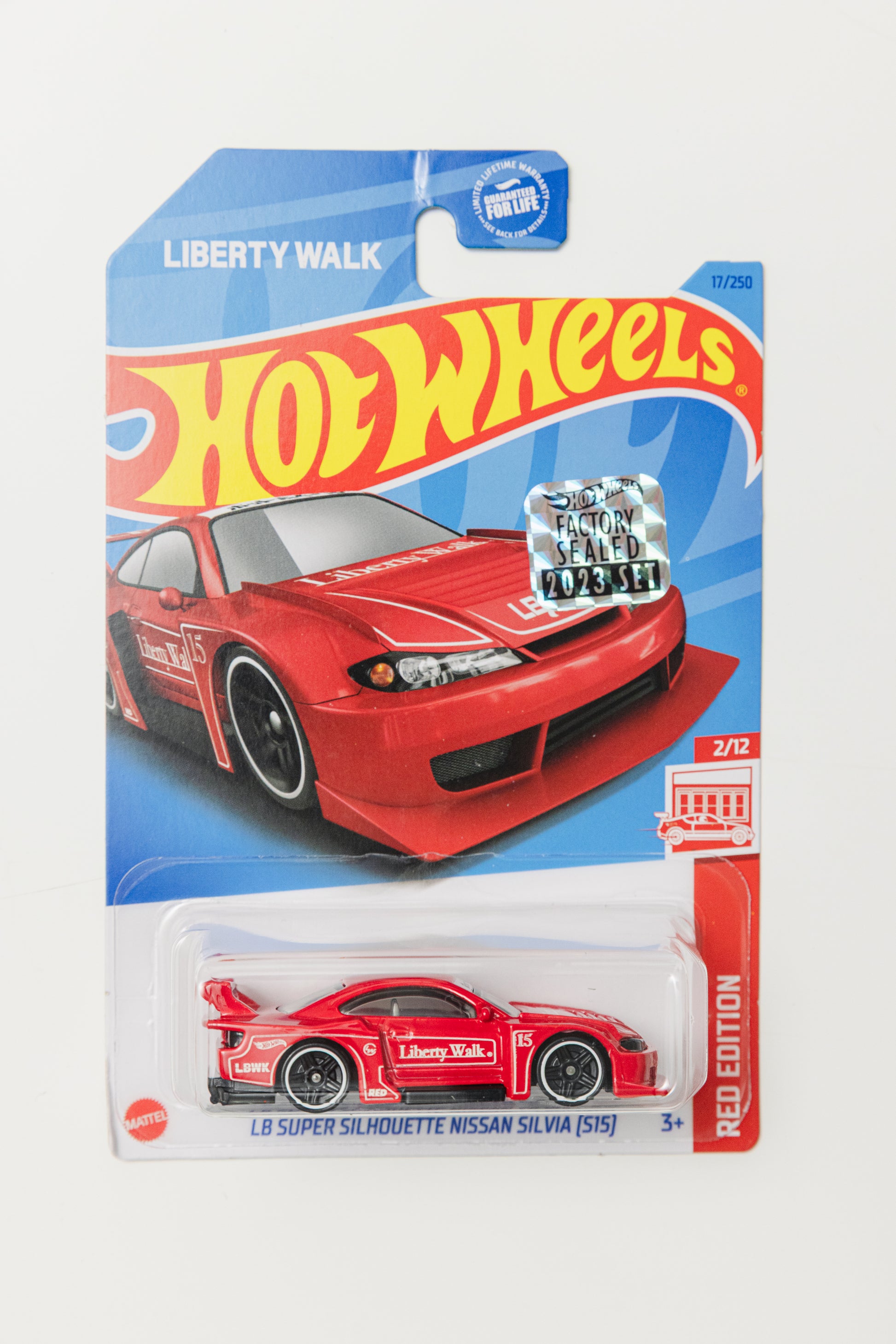 LB Super Silhouette Nissan Silvia (S15) - FACTORY SEALED RED Edition (Damaged Card)