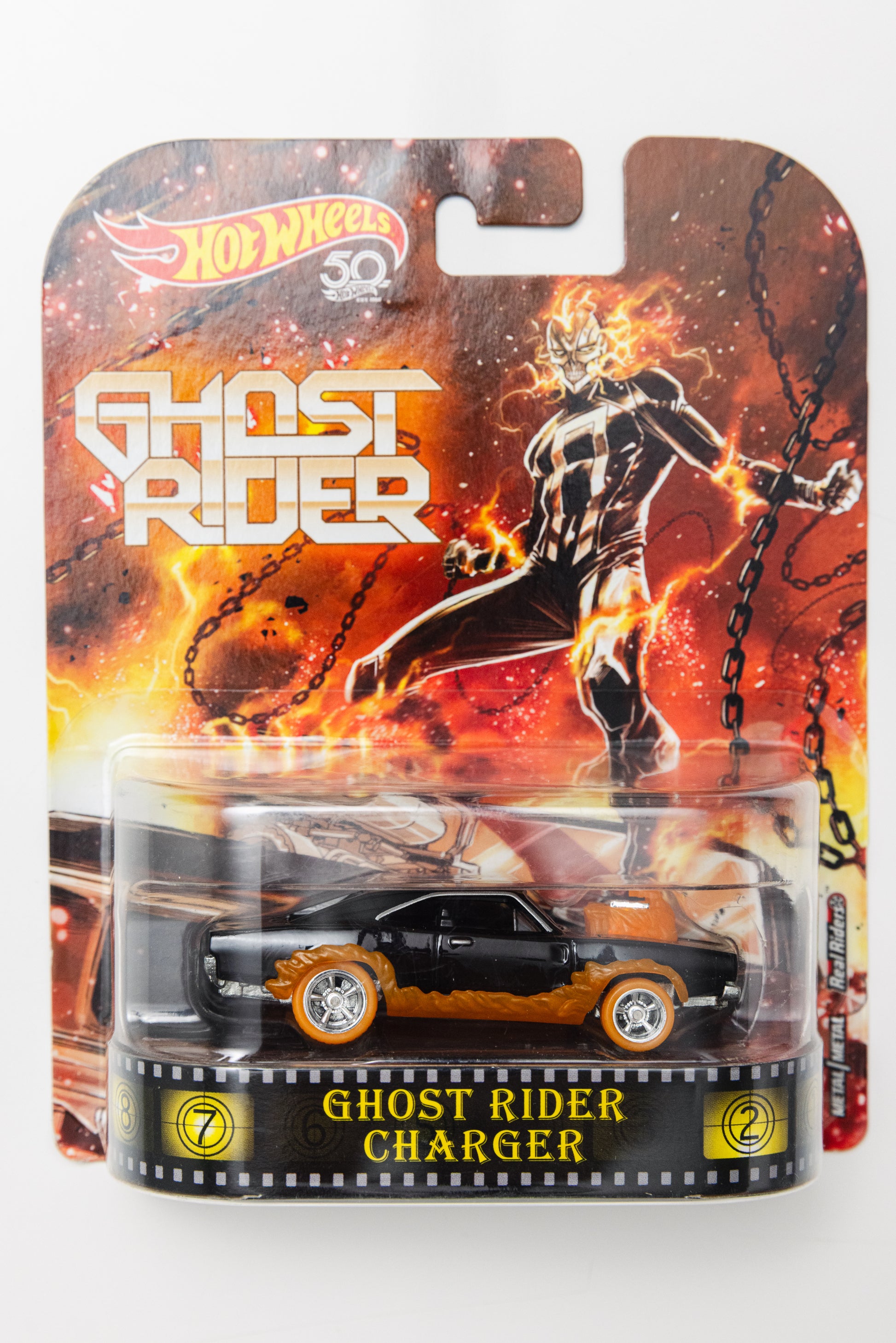 Retro Entertainment Ghost Rider Charger (Damaged Card)