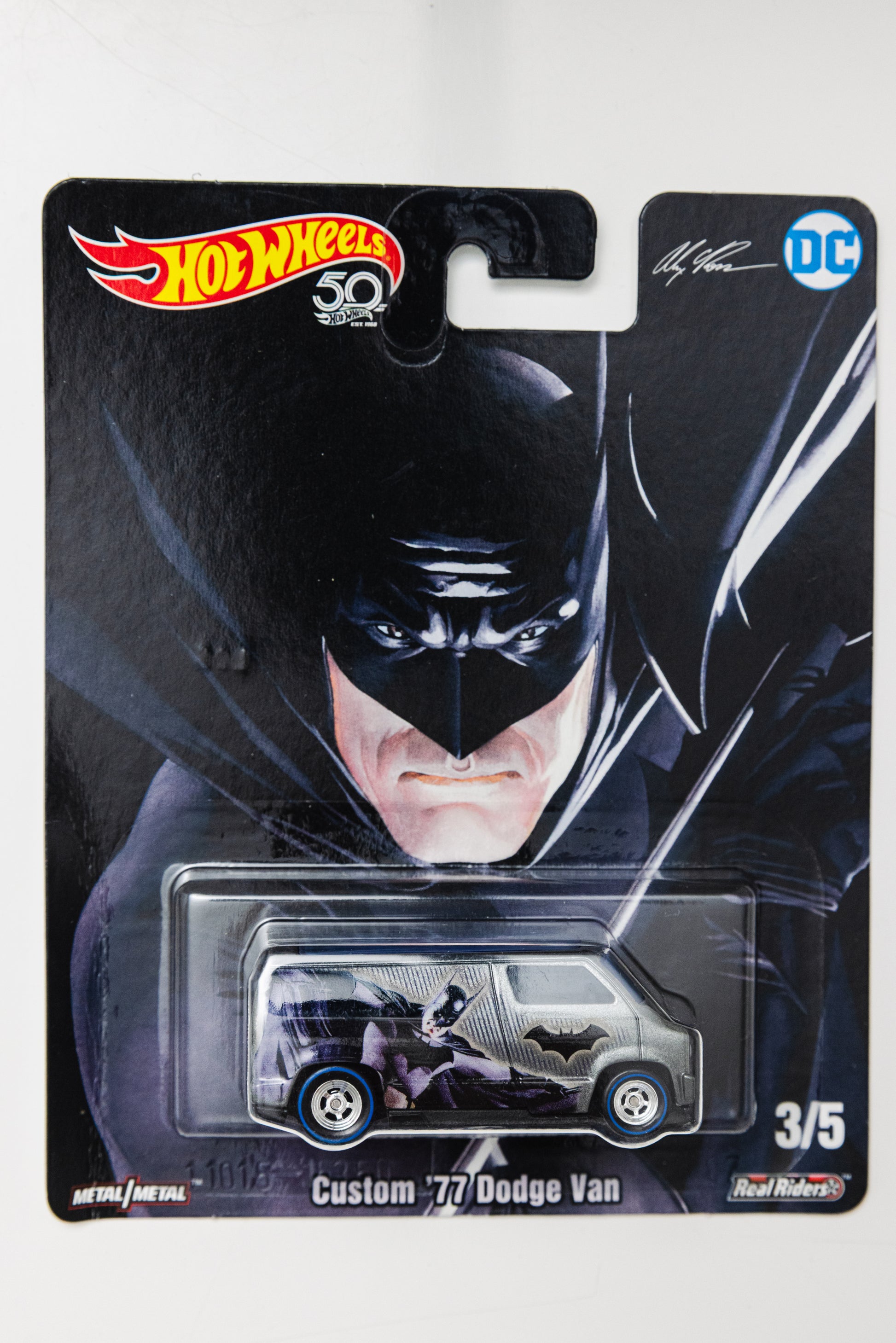Pop Culture Custom '77 Dodge Van - Batman 3/5 (Damaged Card)