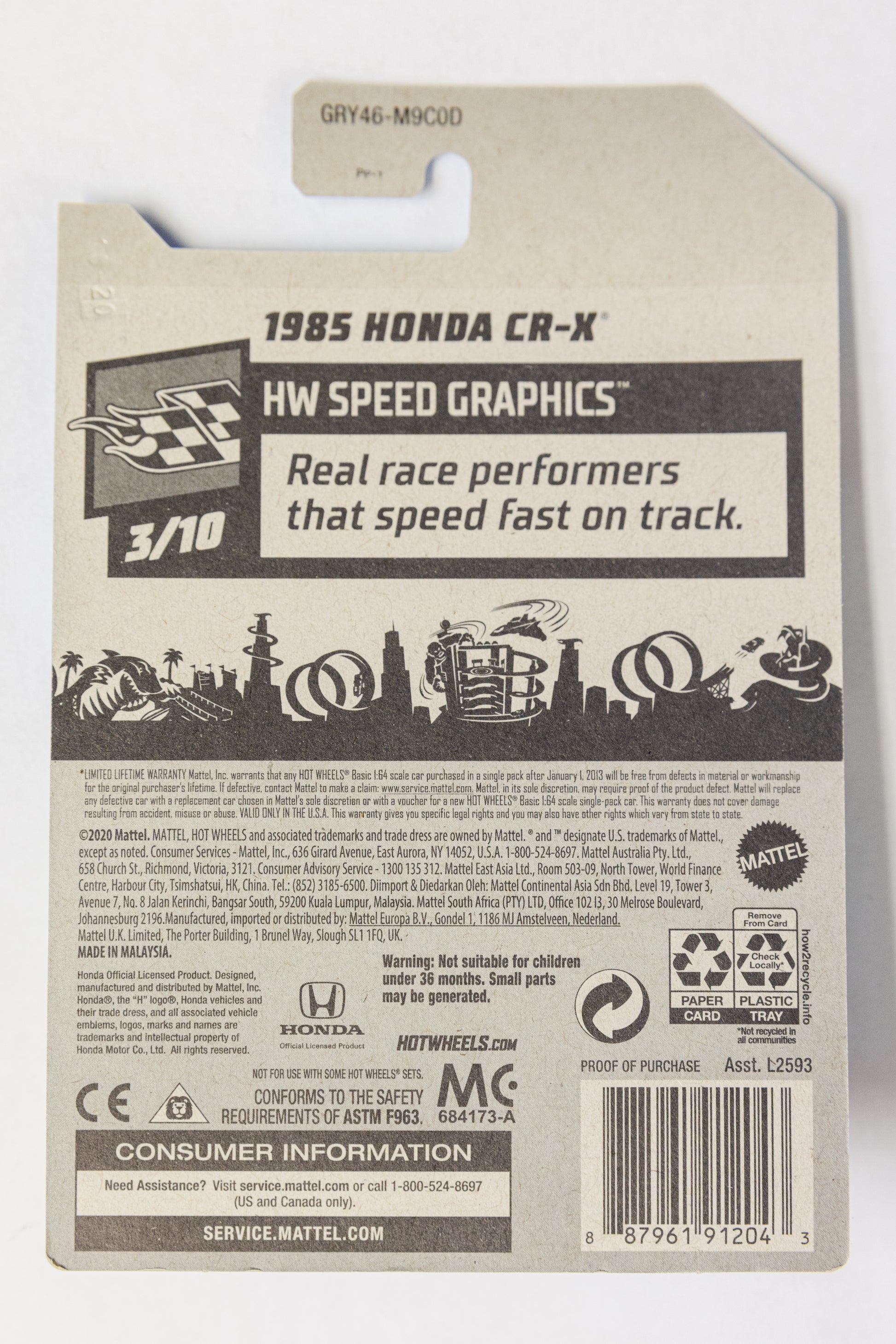 1985 Honda CR-X - HW Speed Graphics