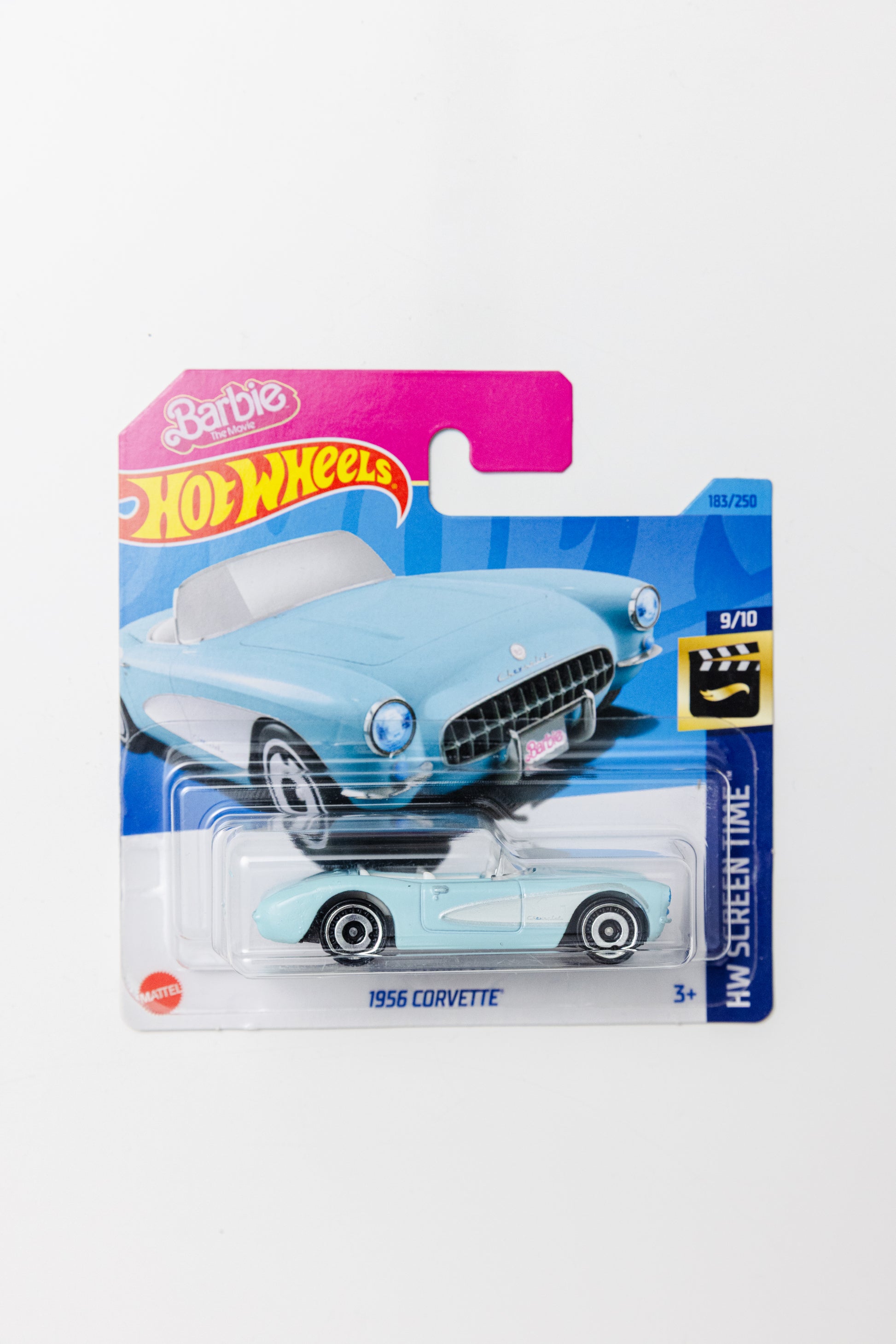 1956 Corvette Barbie - HW Screen Time (Short Card)