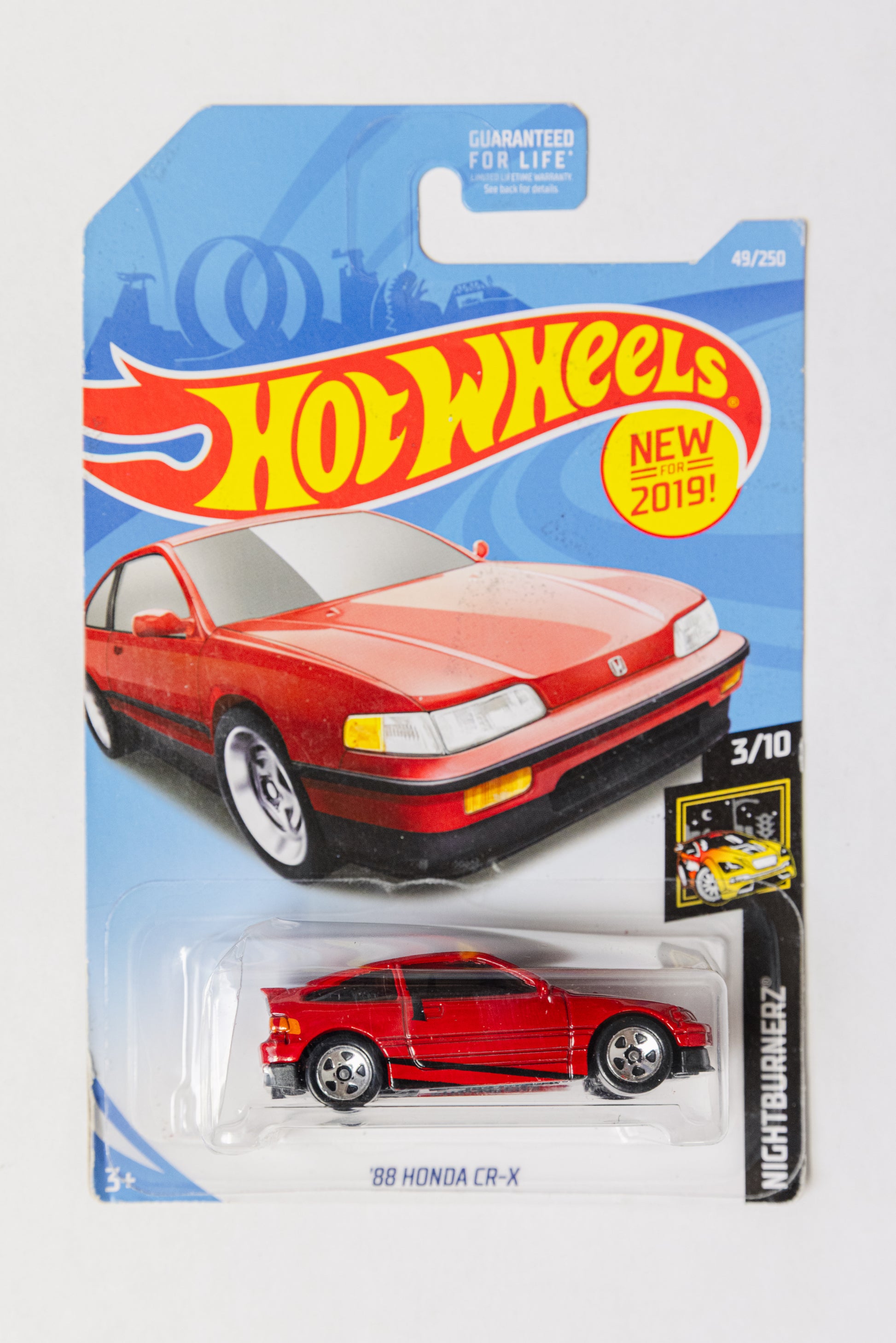 '88 Honda CR-X ERROR Misprint - Nightburnerz (Bad Card)