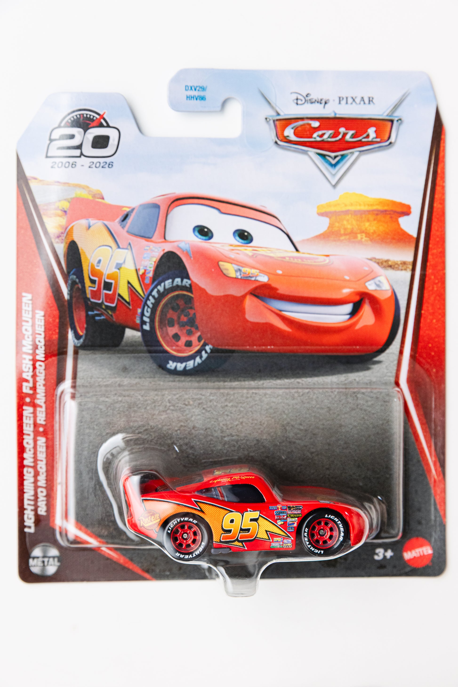 Disney Cars Lightning McQueen - 20th (Damaged Card)