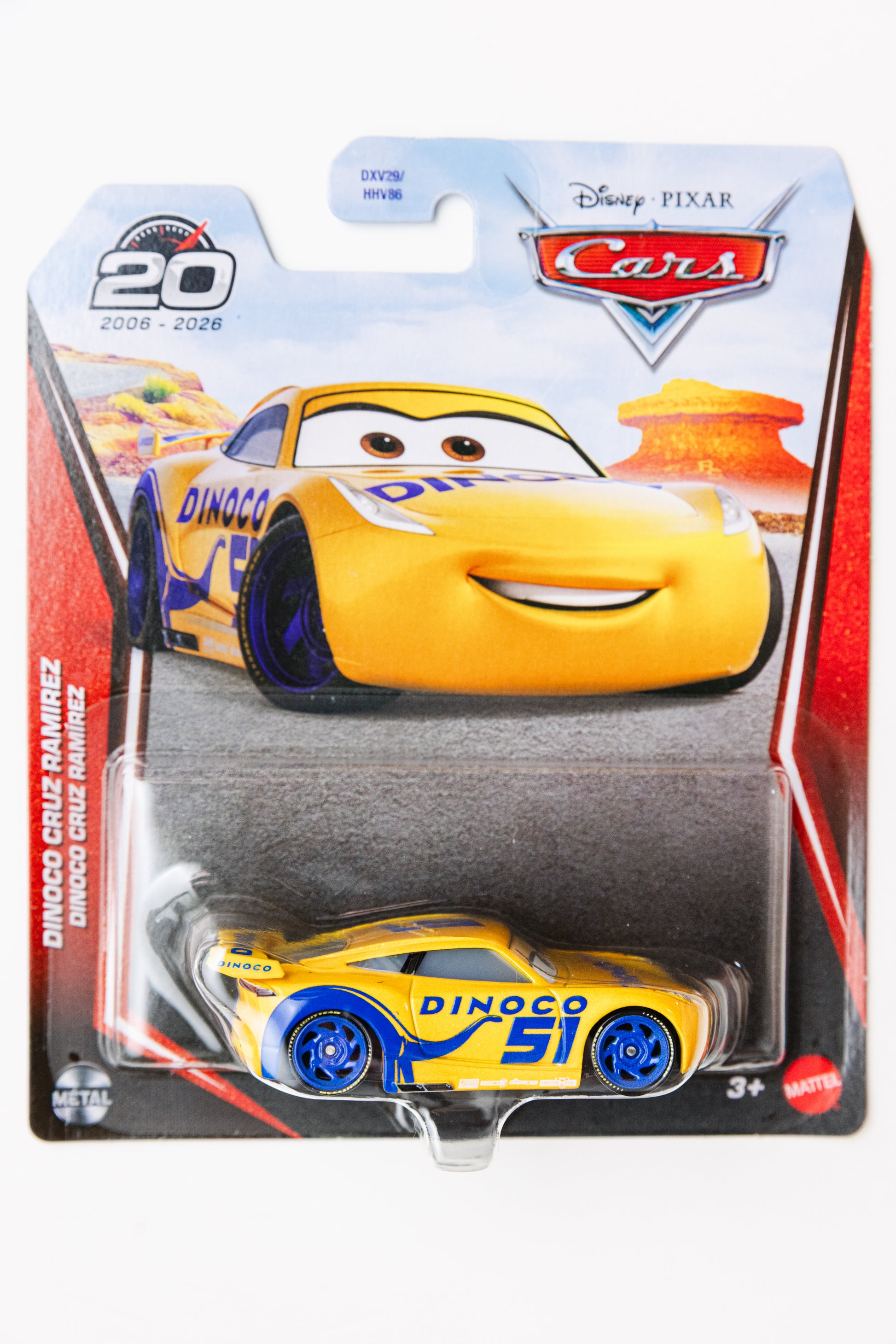 Disney Cars Dinoco Cruz Ramirez - 20th (Bent Corners)