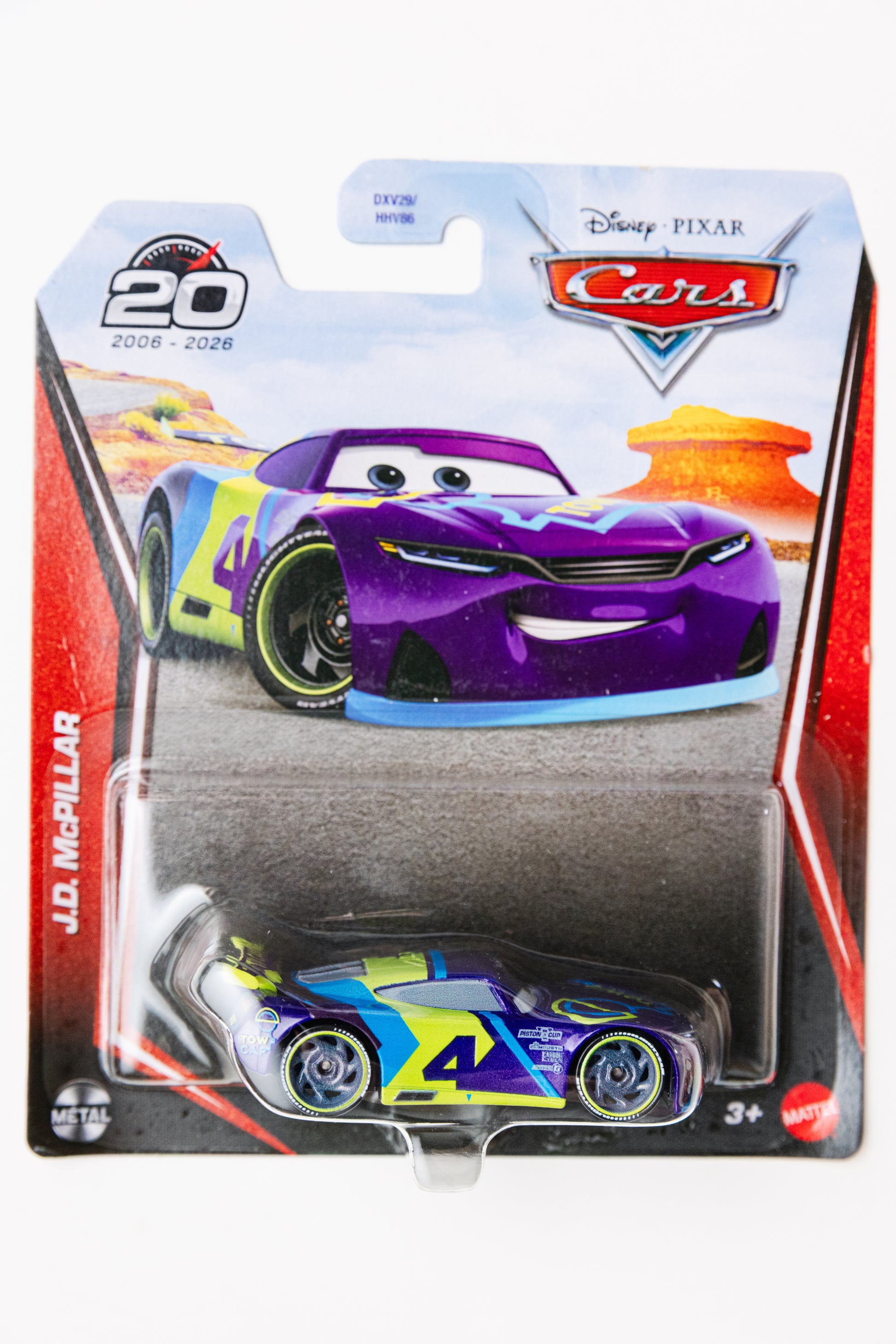 Disney Cars J.D. McPillar - 20th (Damaged Card)