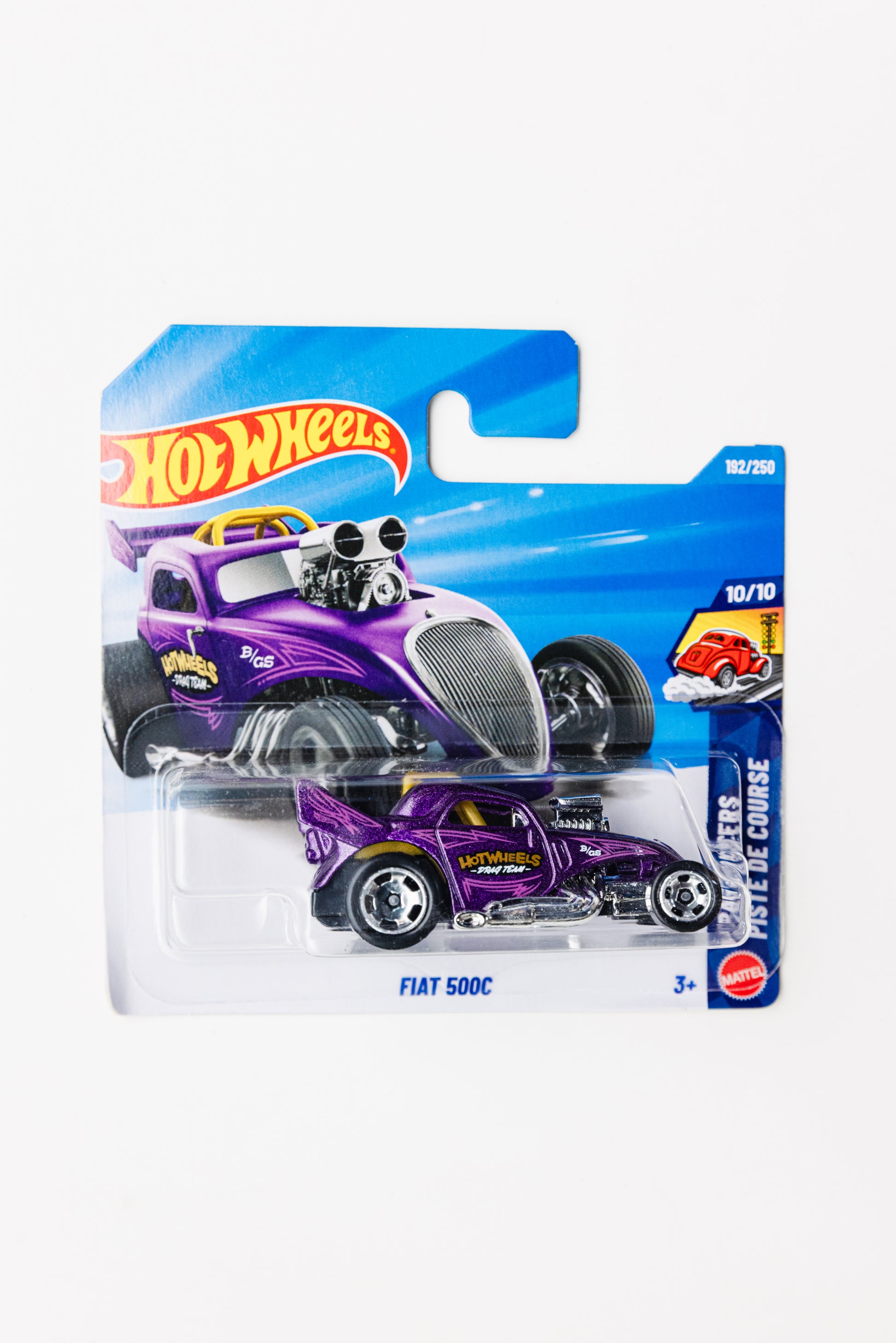 Fiat 500C (Short Card) - Drag Racers (Damaged Card)