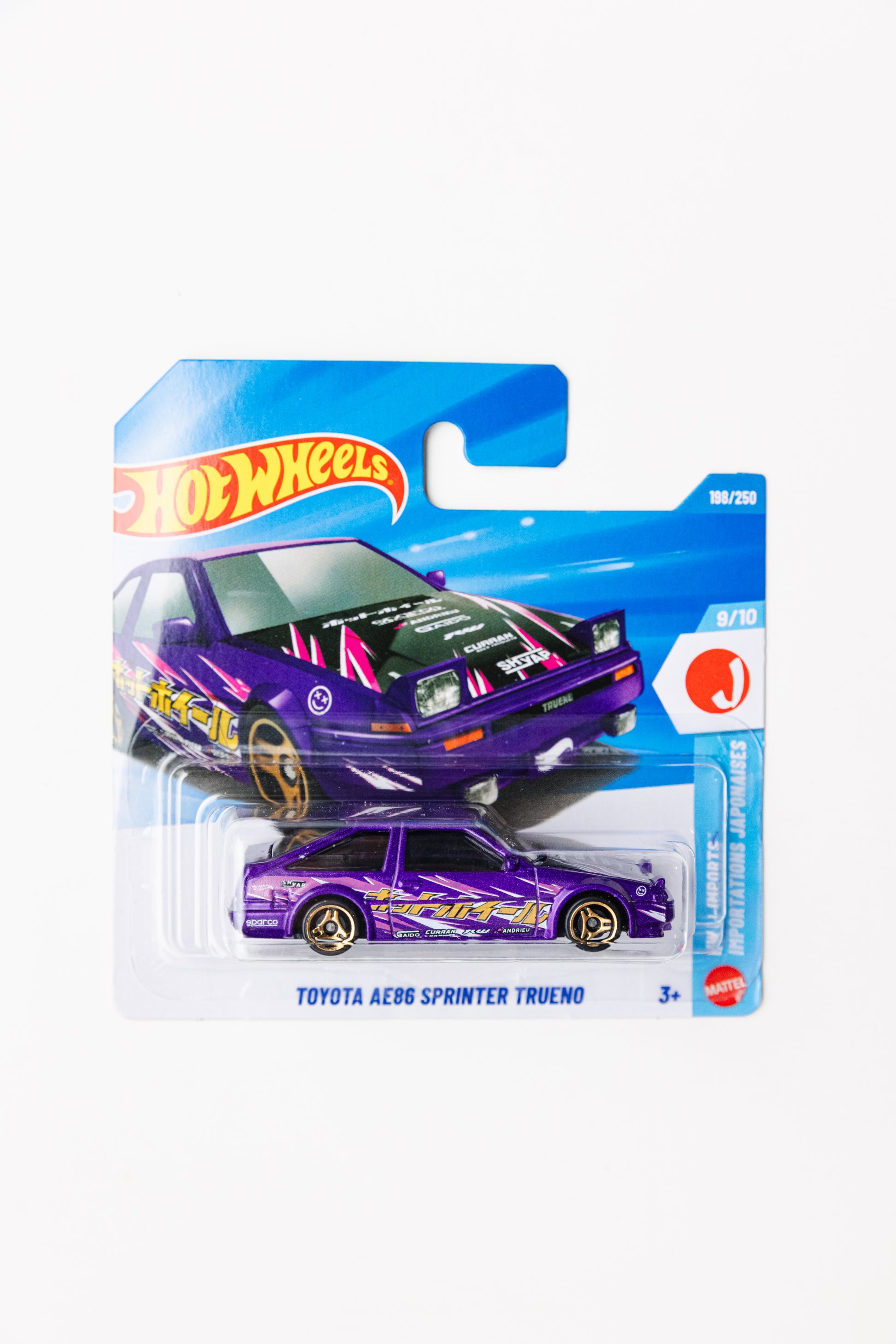 Toyota AE86 Sprinter Trueno (Short Card) - HW J-Imports (Damaged Card)
