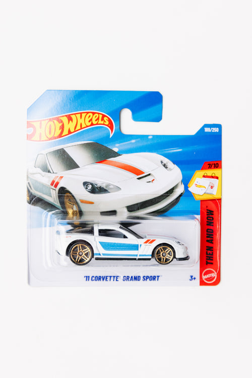 '11 Corvette Grand Sport (Short Card) - Then And Now (Bent Corners)