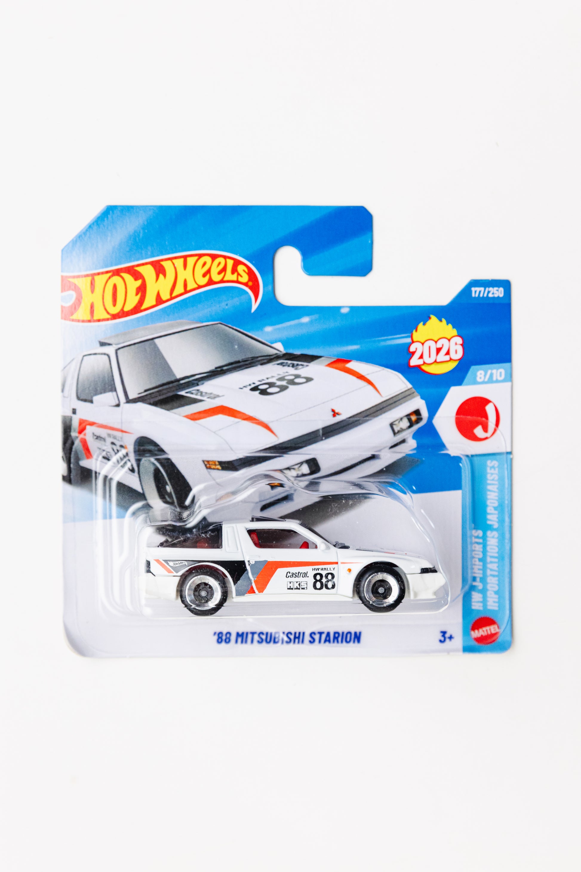 '88 Mitsubishi Starion (Short Card) - HW J-Imports (Damaged Card)