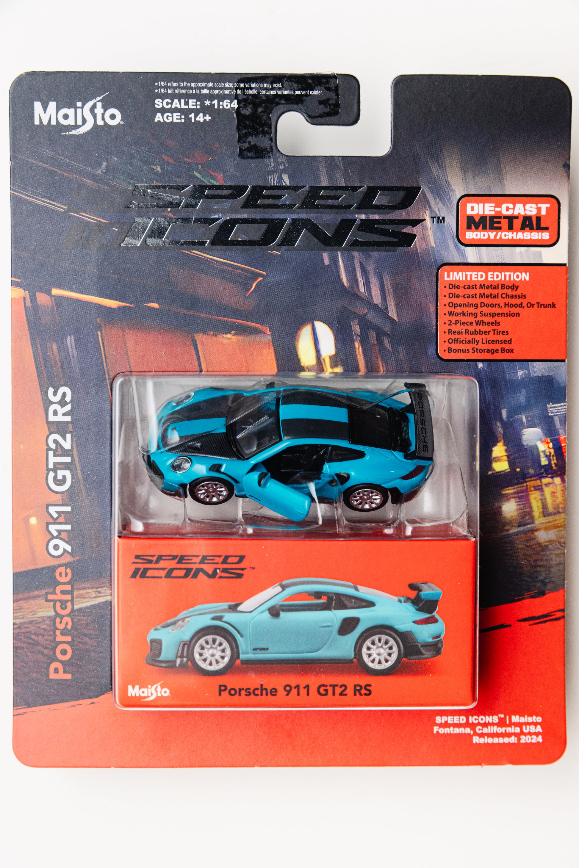 Maisto Porsche 911 GT2 RS - Speed Icons