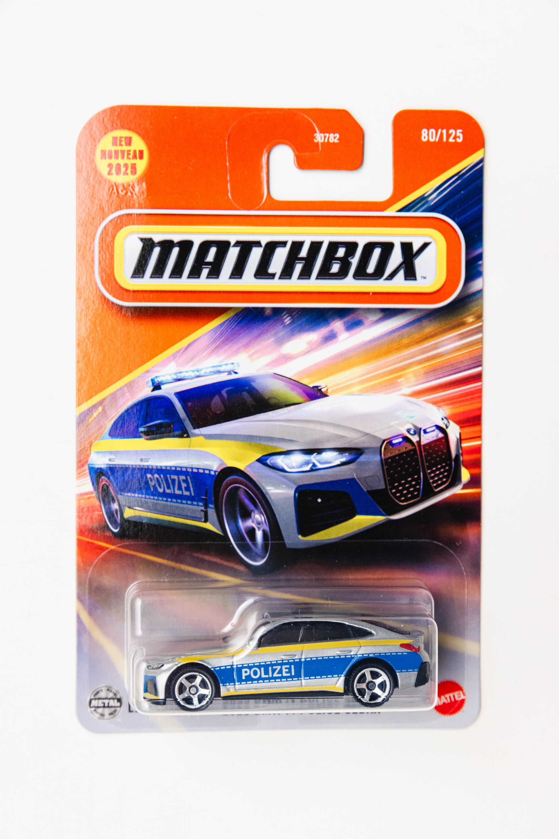 Matchbox 2023 BMW I4 Police Sedan