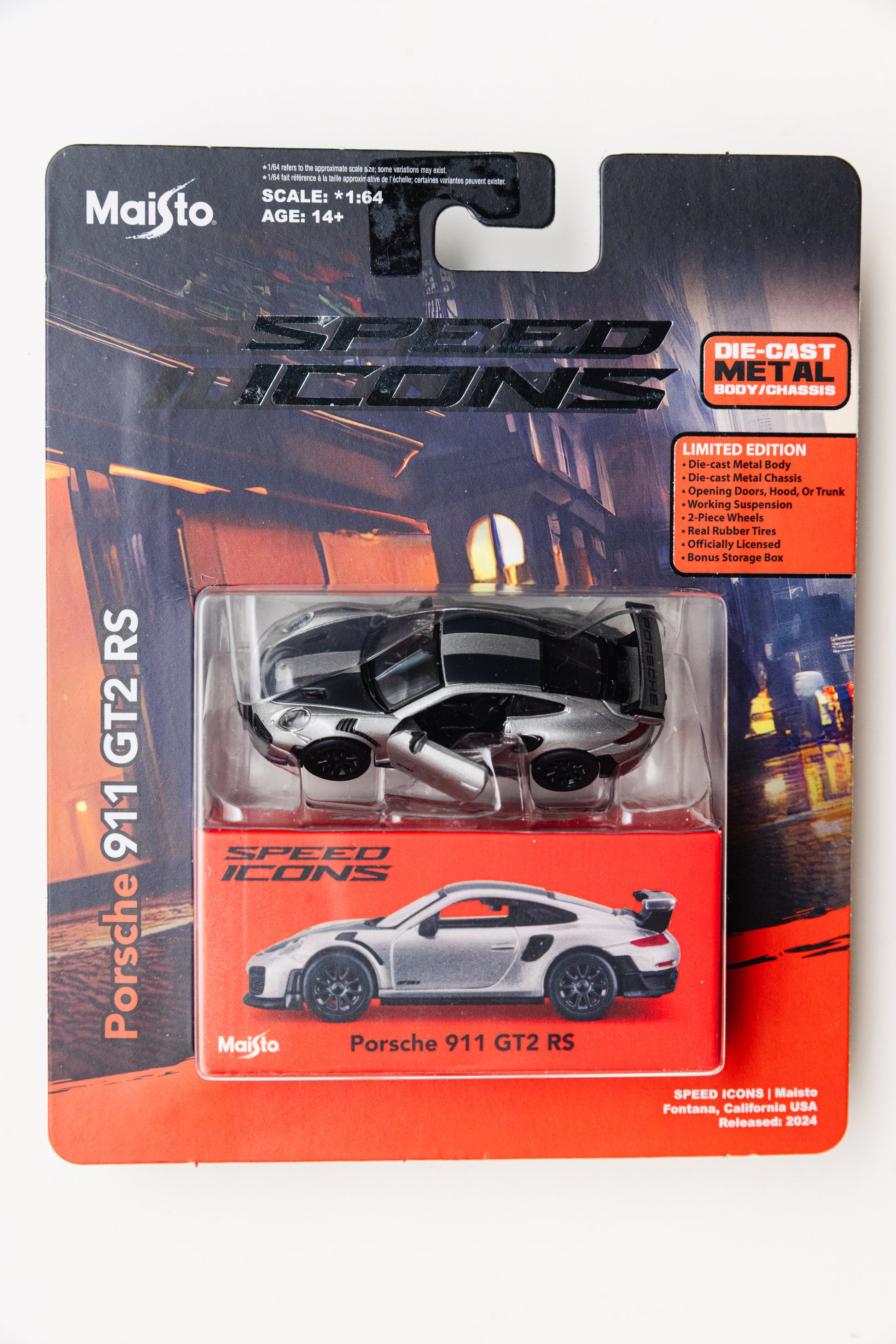 Maisto Porsche 911 GT2 RS - Speed Icons