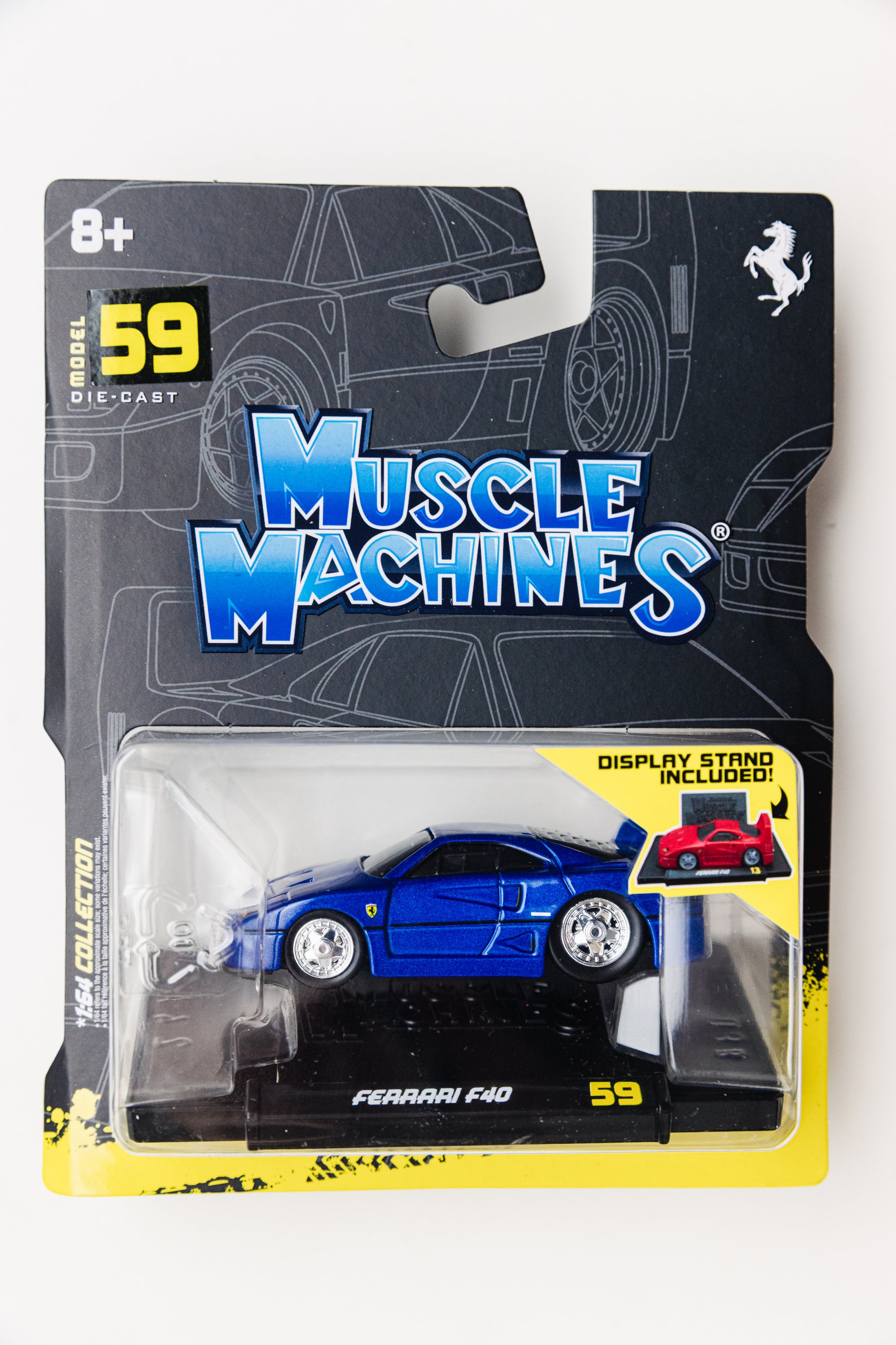 Muscle Machines Ferrari F40 - 59 (Damaged Card)