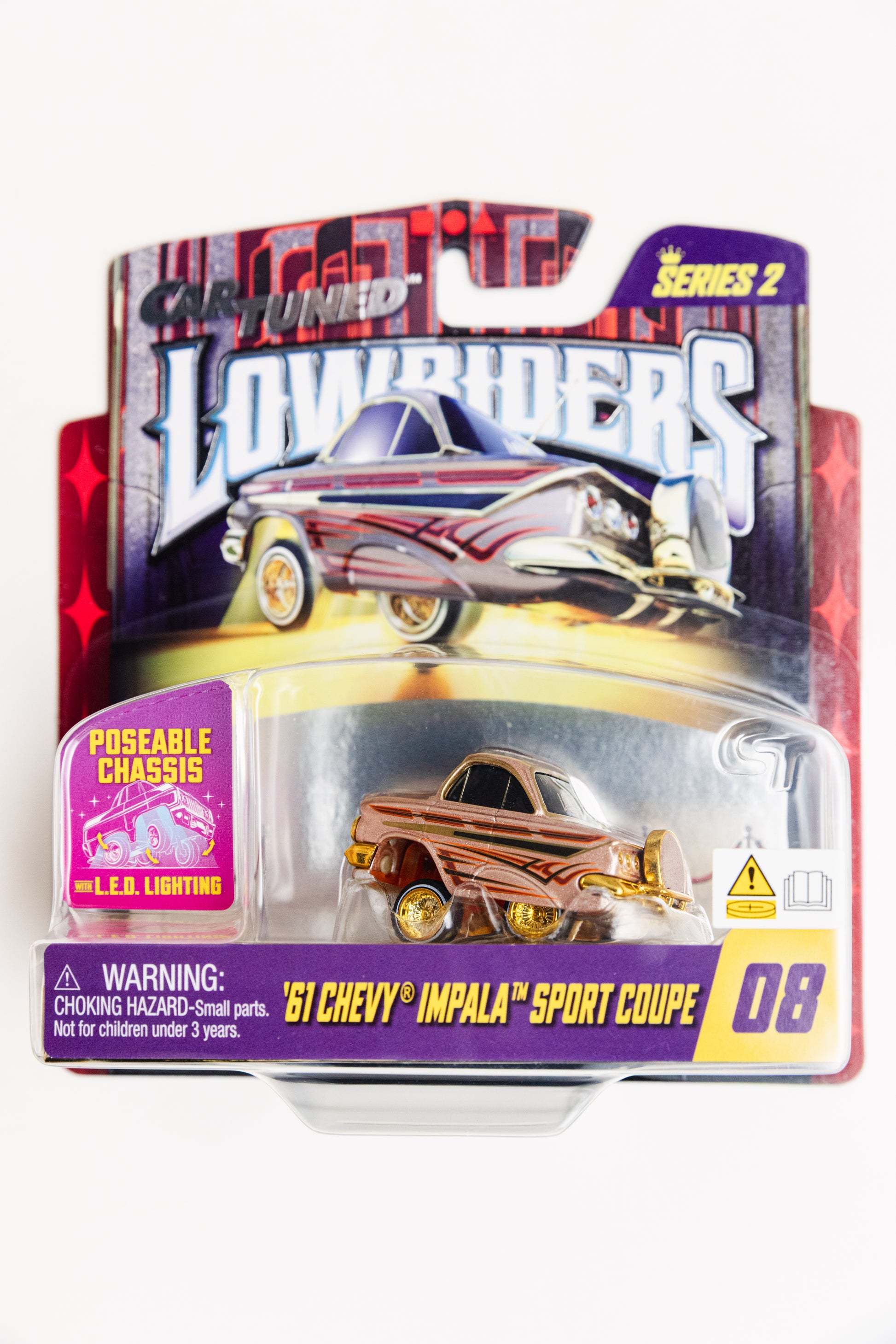Car Tuned Lowriders '61 Chevy Impala Sport Coupe - Series 2 #08