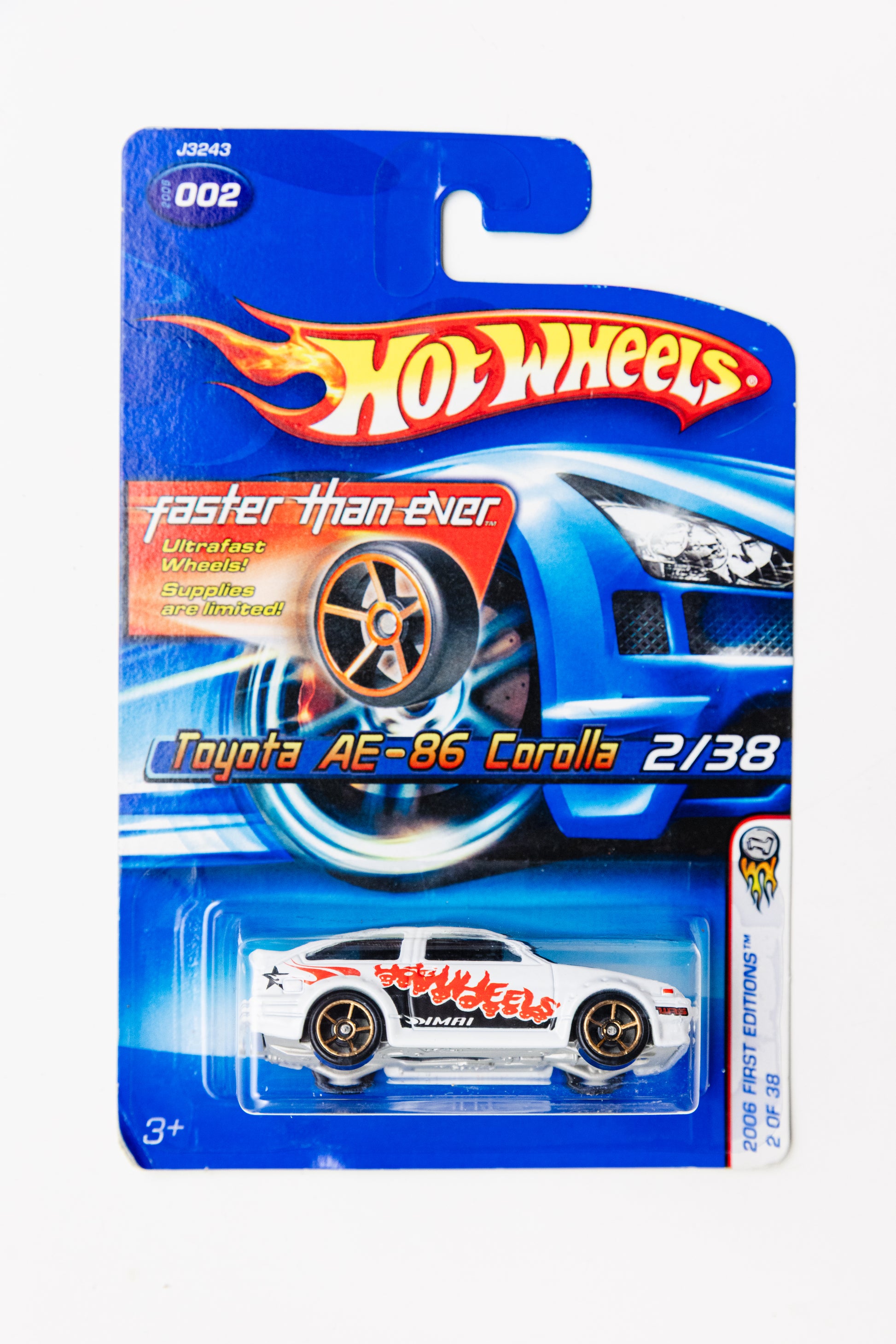 Toyota AE-86 Corolla - 2006 First Editions FTE (Damaged Card)