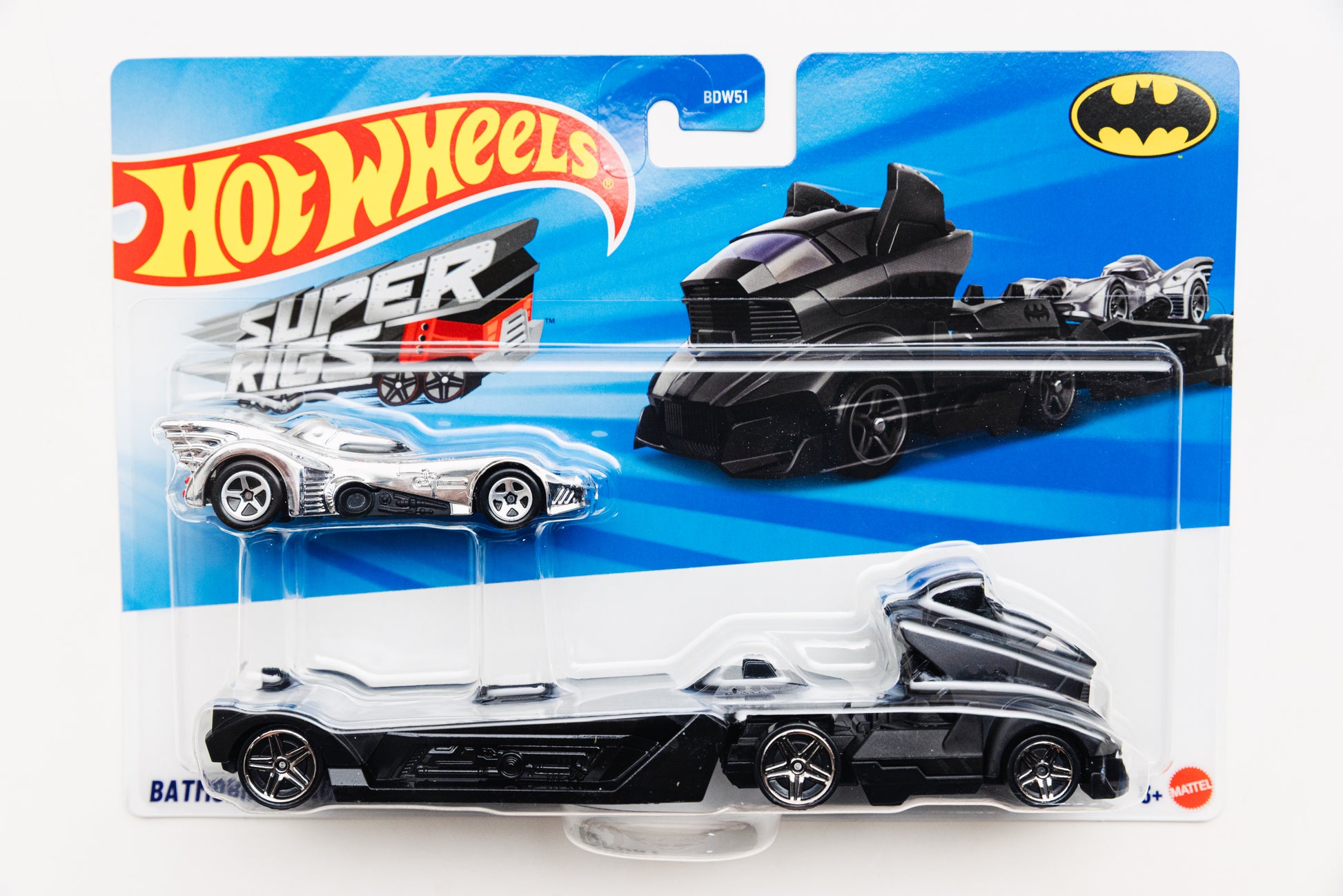 Super Rigs Batmobile Hauler - (Damaged Card)