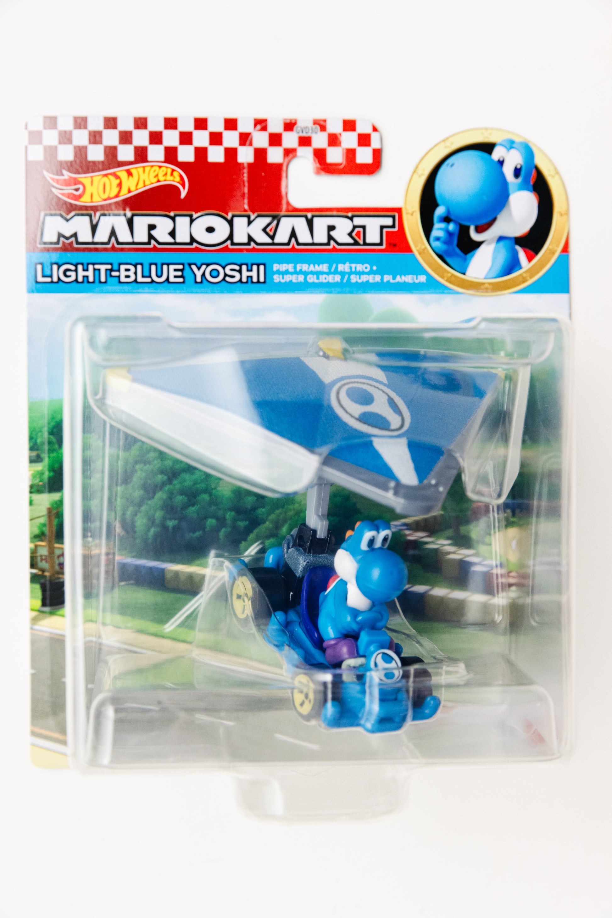 Mariokart Light-Blue Yoshi Pipe Frame + Super Glider