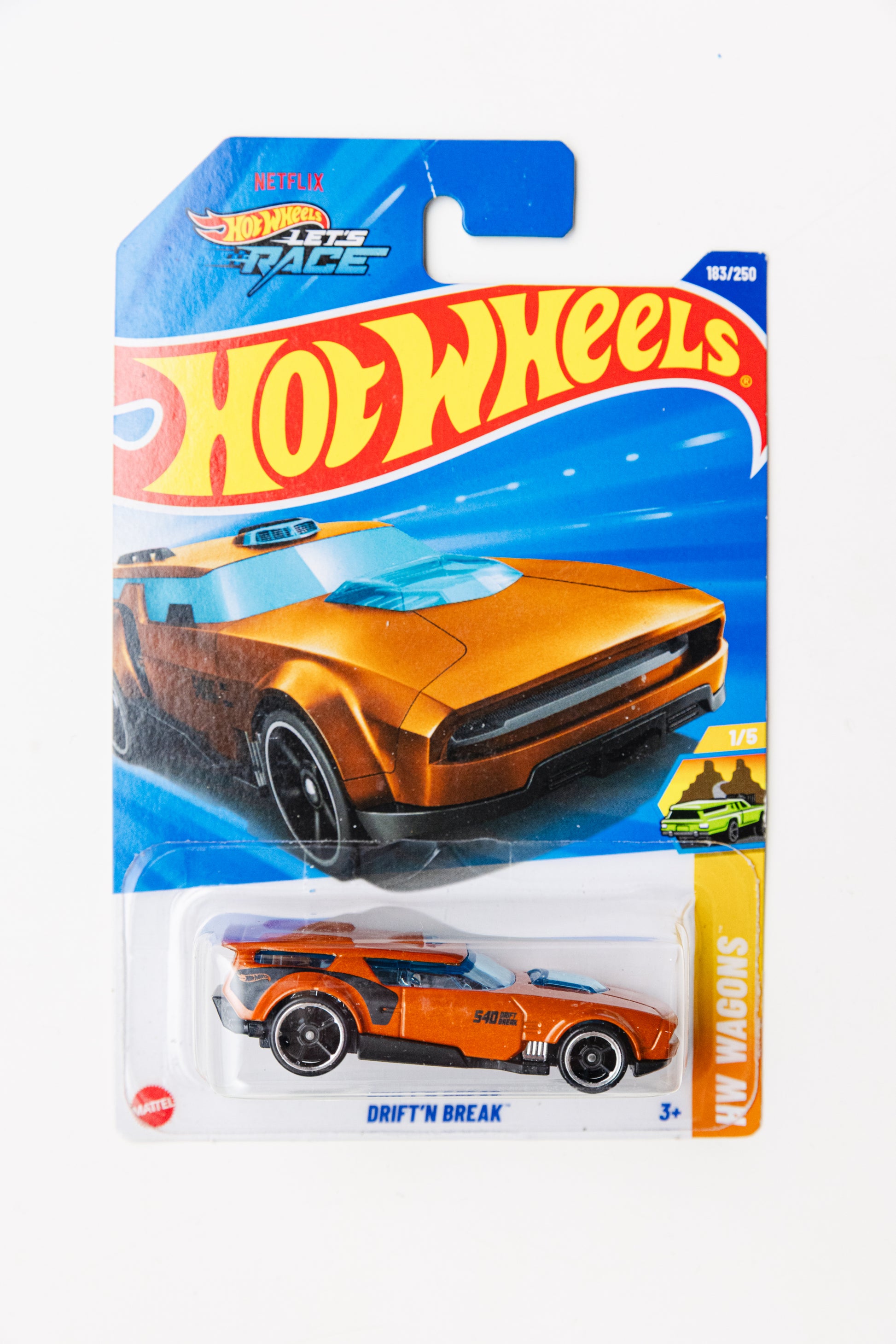 Drift'n Break - HW Wagons (Damaged Card)