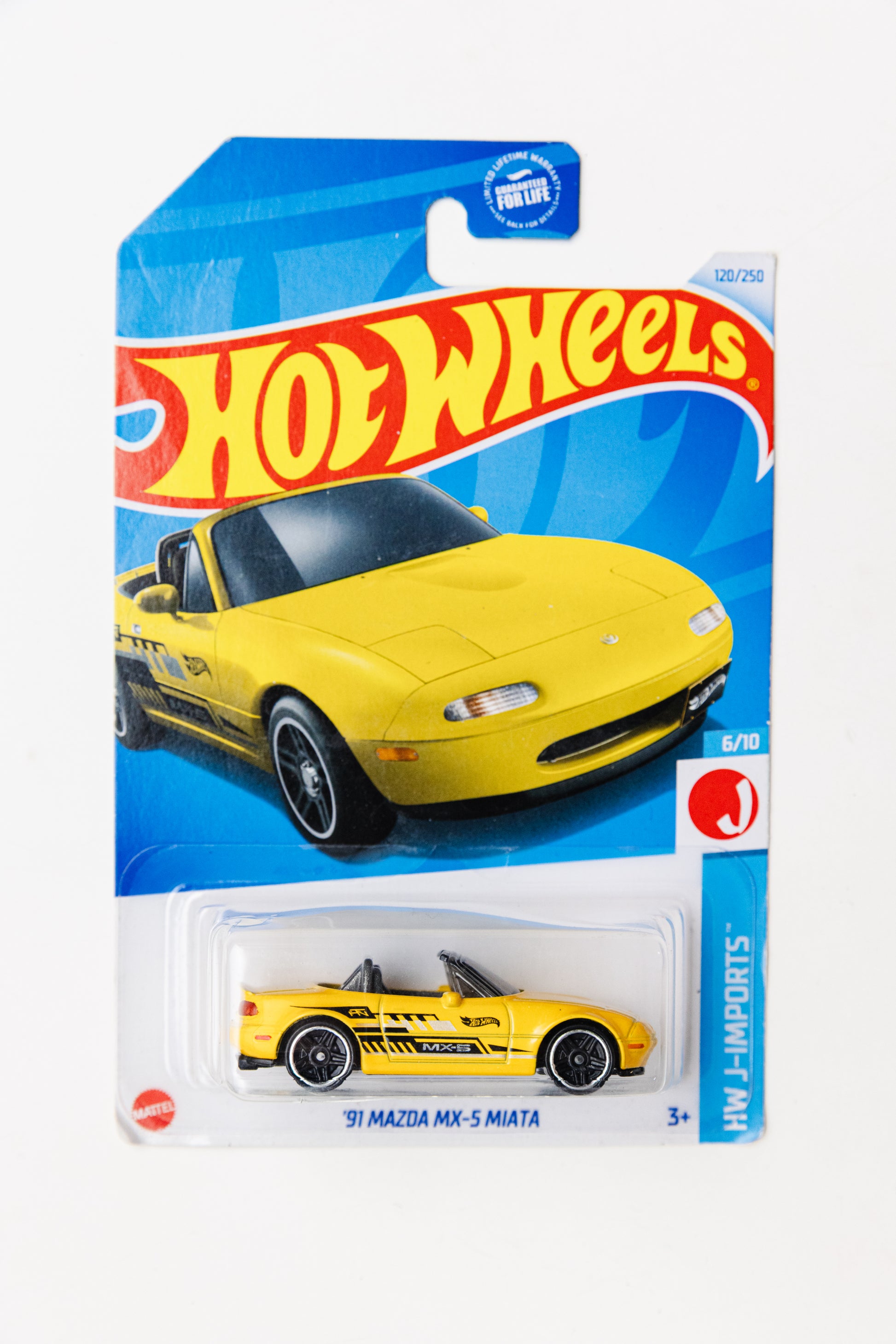 '91 Mazda MX-5 Miata - HW J-Imports (Damaged Card)