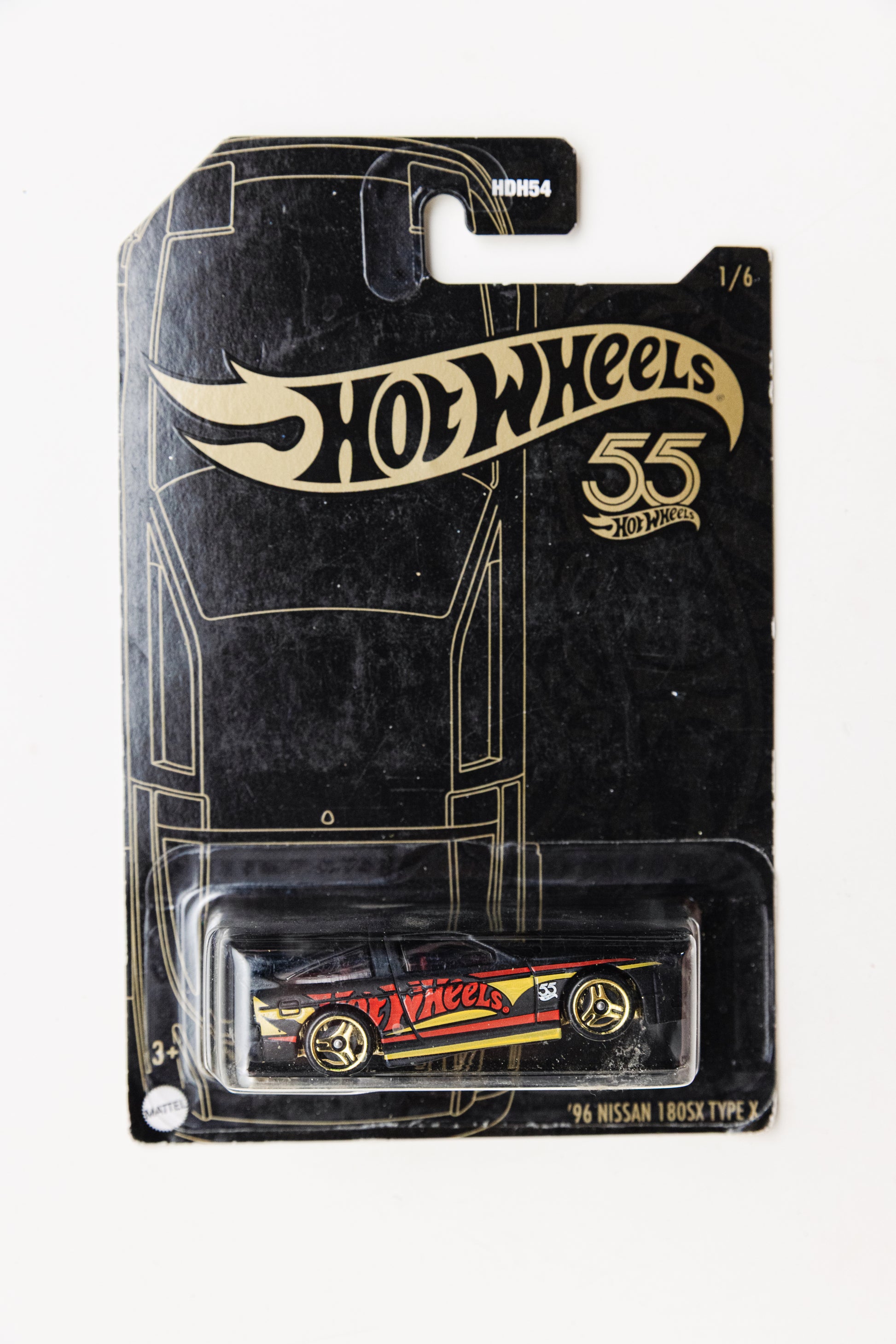 55th Anniversary '96 Nissan 180SX Type X - 1/6 (Damaged Card)
