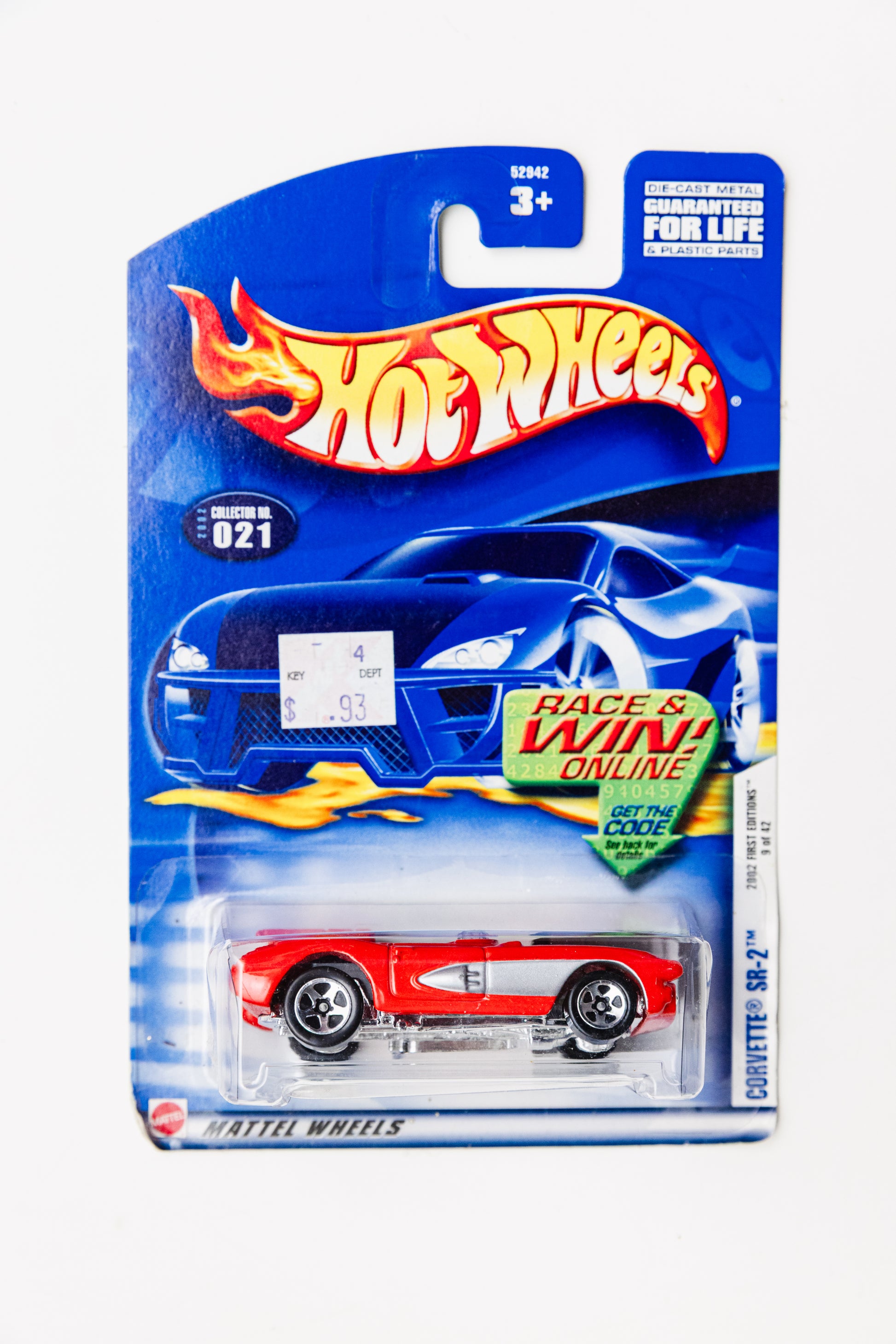 Corvette SR-2 - 2002 First Editions (Damaged Blister+Card)