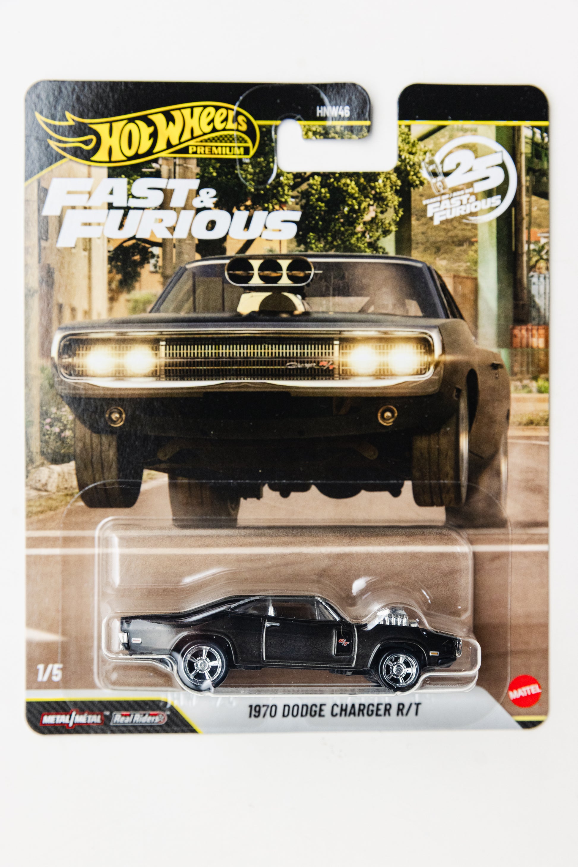 Fast & Furious 1970 Dodge Charger R/T CHASE - 25th 1/5
