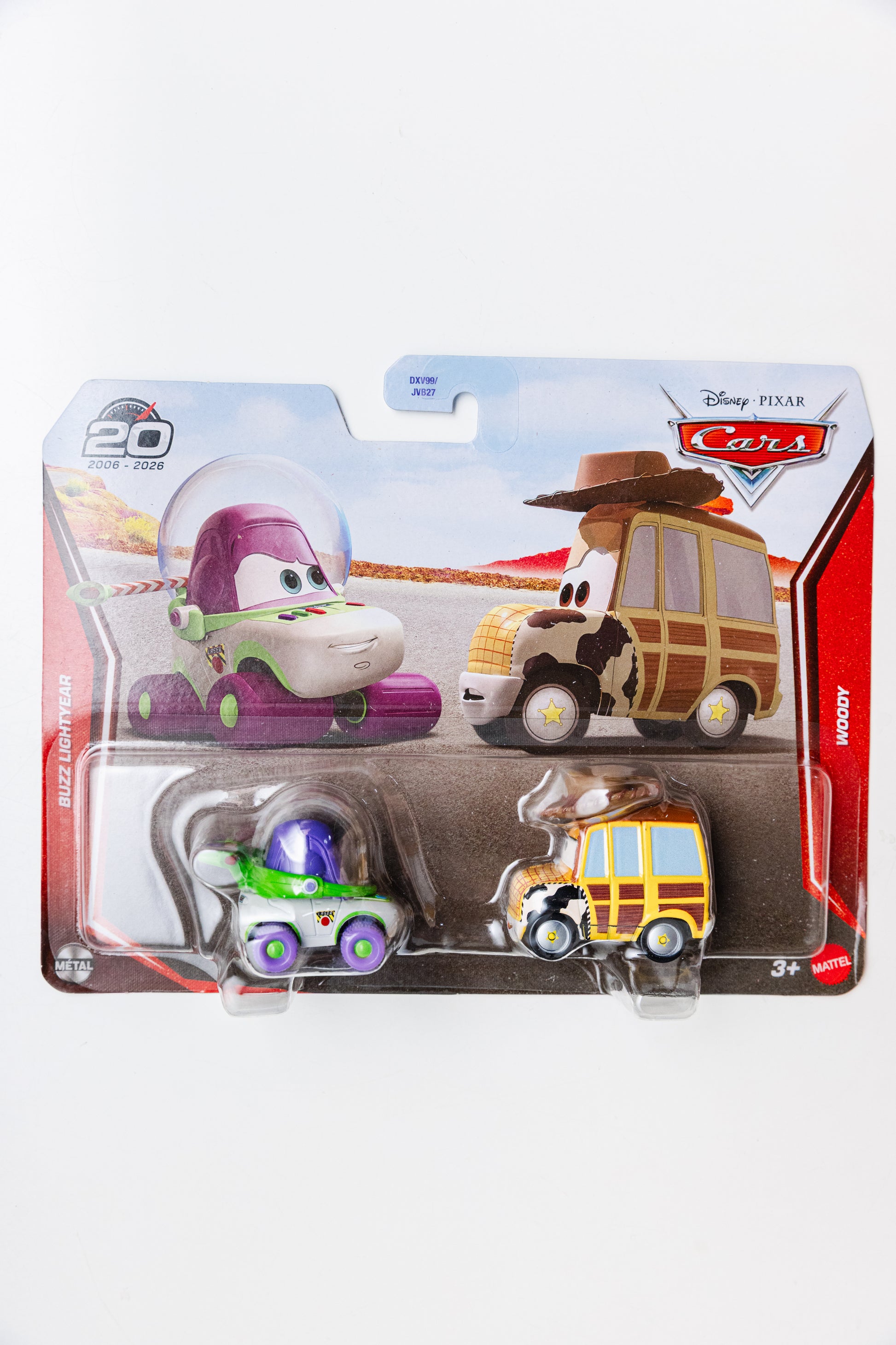 Disney Cars Buzz Lightyear + Woody - 2 Pack (Damaged Card)