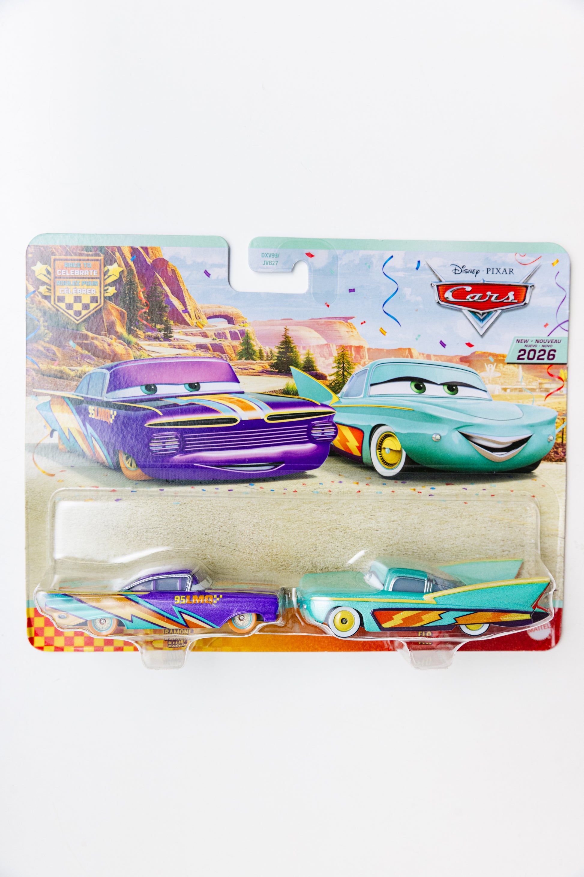 Disney Cars Ramone + Flo - 2 Pack (Damaged Card)