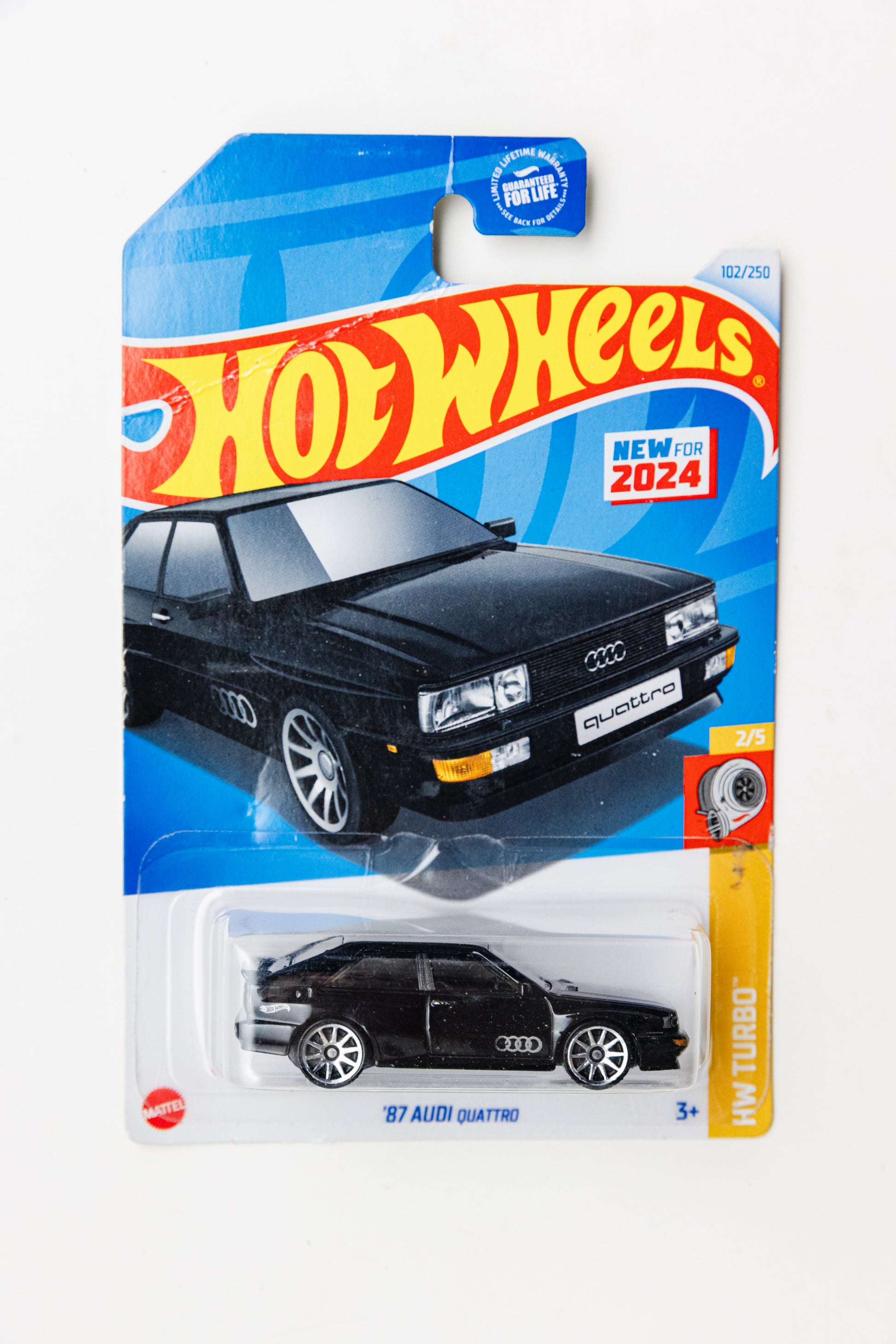 '87 Audi Quattro - HW Turbo (Damaged Card)