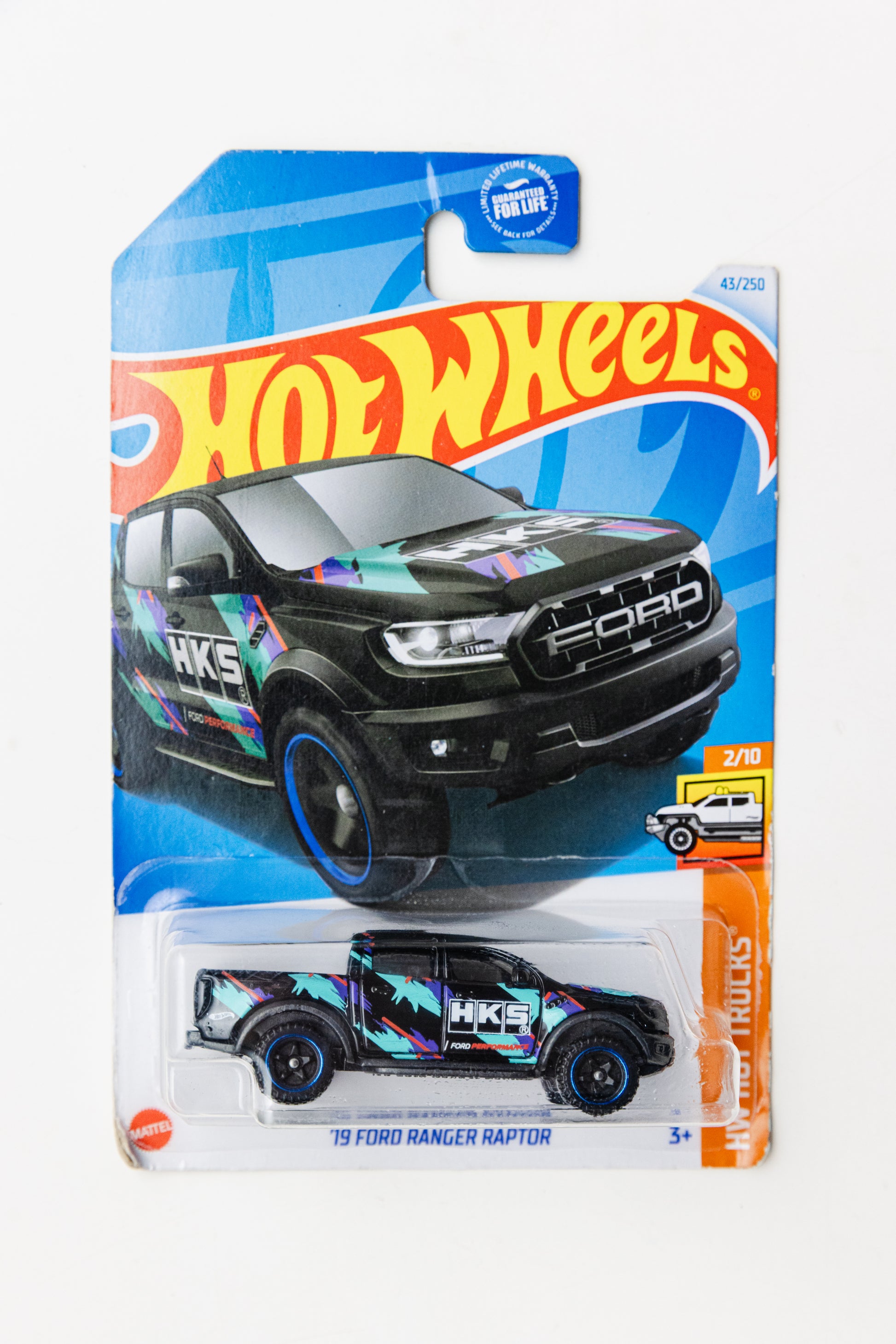 '19 Ford Ranger Raptor - HW Hot Trucks (Damaged Card)