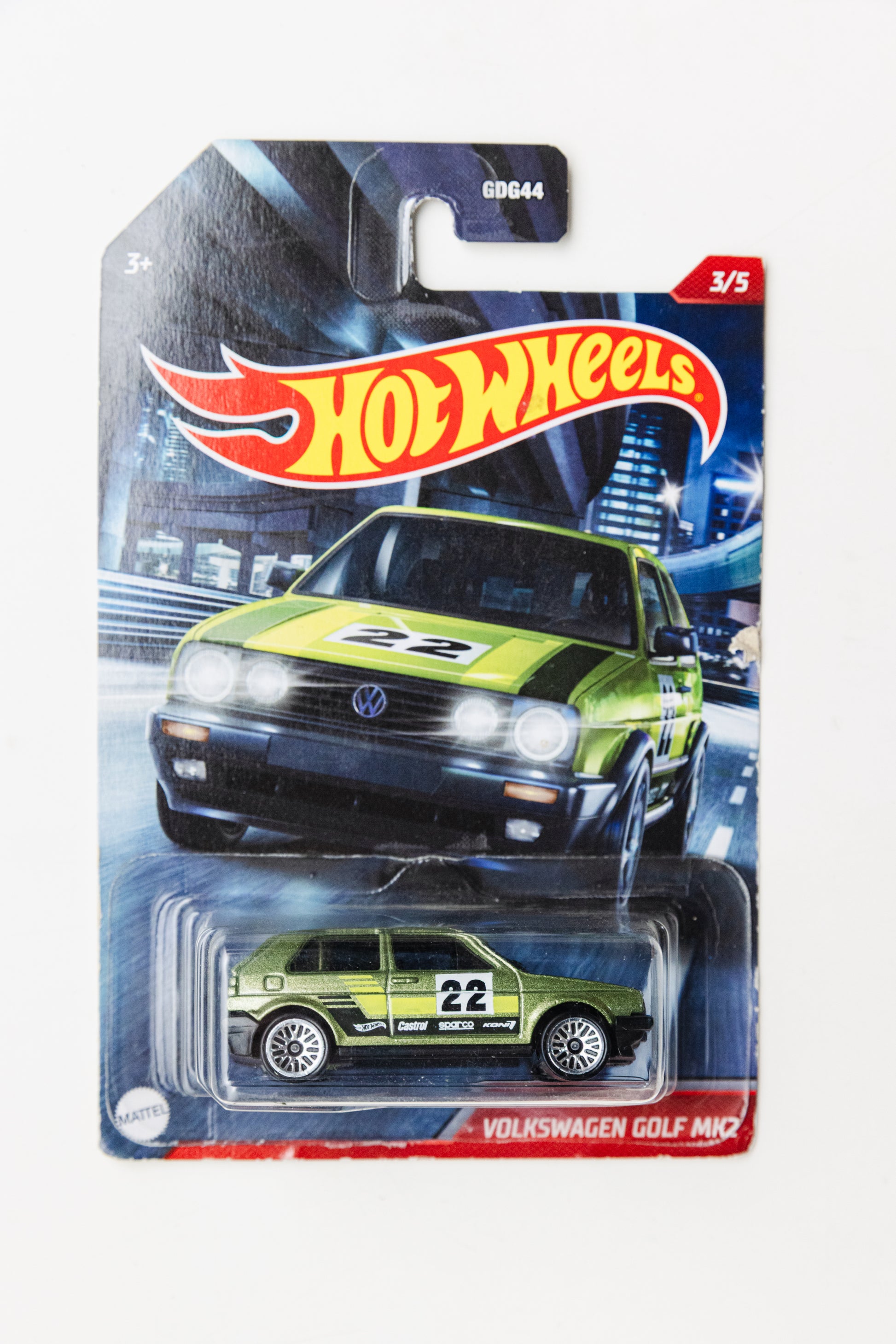 Street Racers Volkswagen Golf MK2 - 3/5 (Damaged Blister+Card)