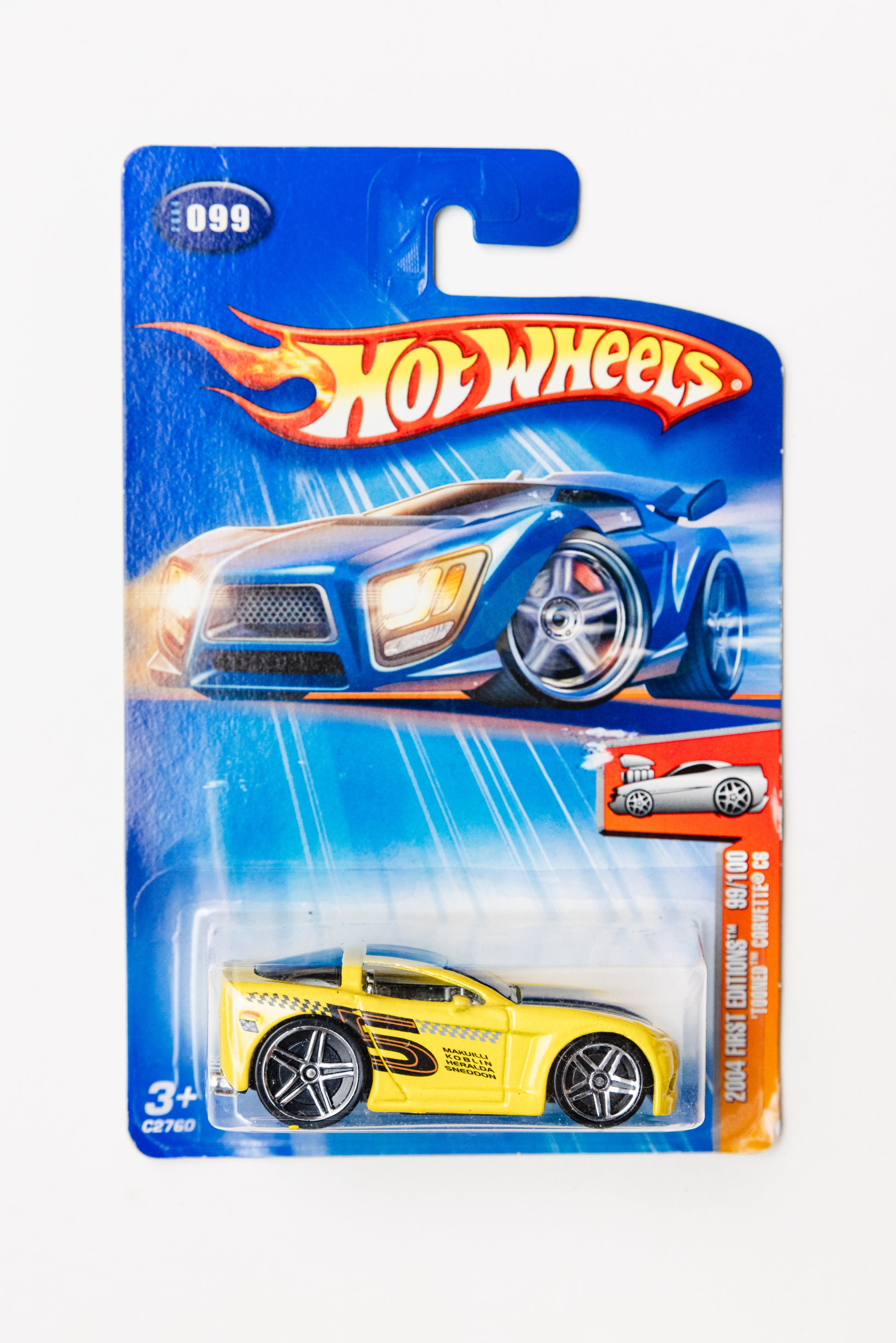 'Tooned Corvette C6 - #099 (Damaged Card)