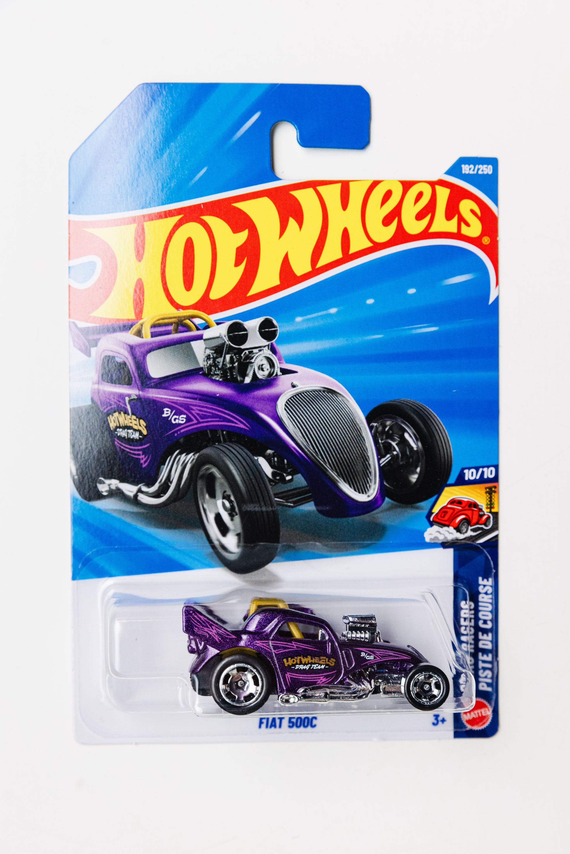 Fiat 500C - Drag Racers (Damaged Blister+Card)