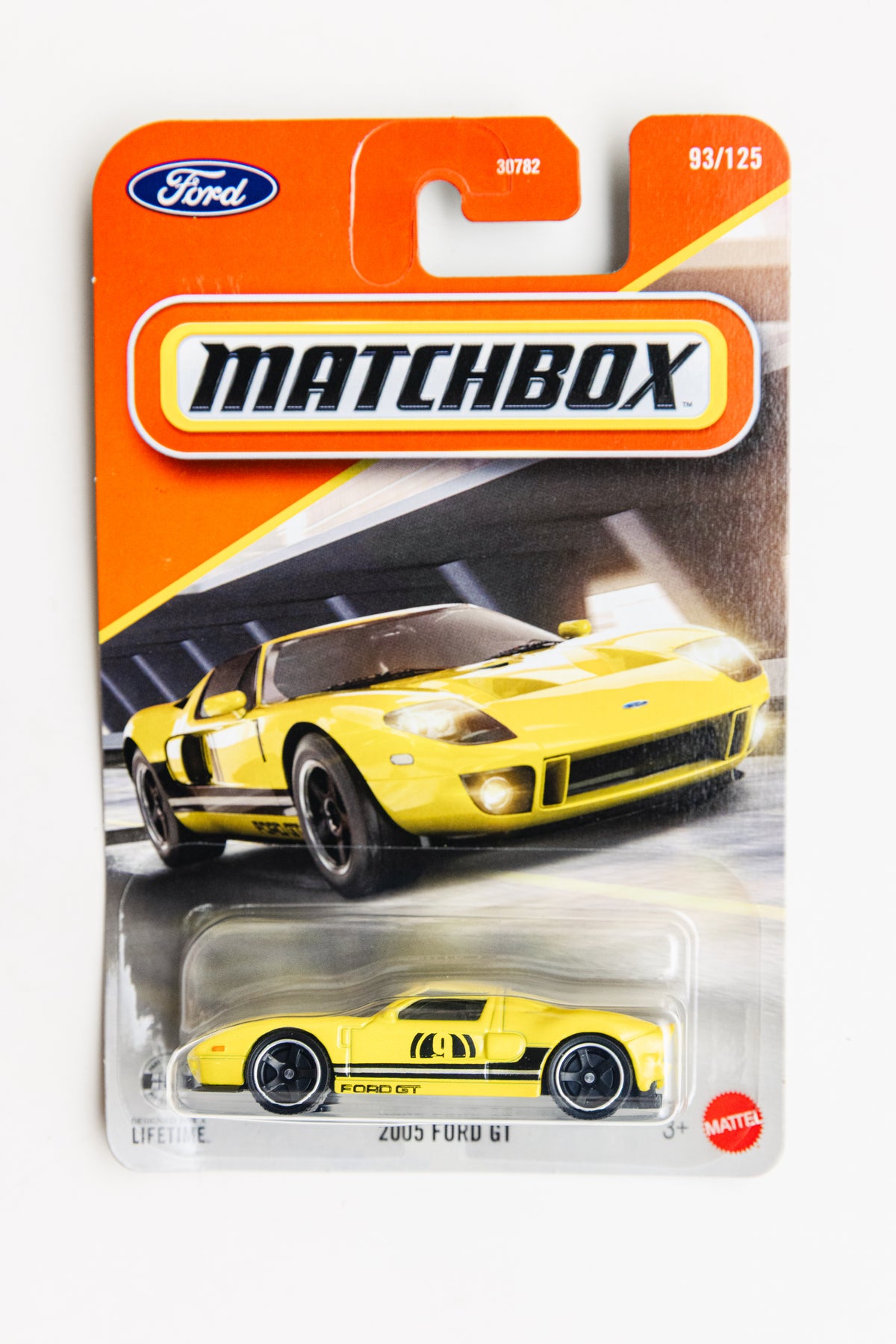 Matchbox 2005 Ford GT - (Damaged Card)