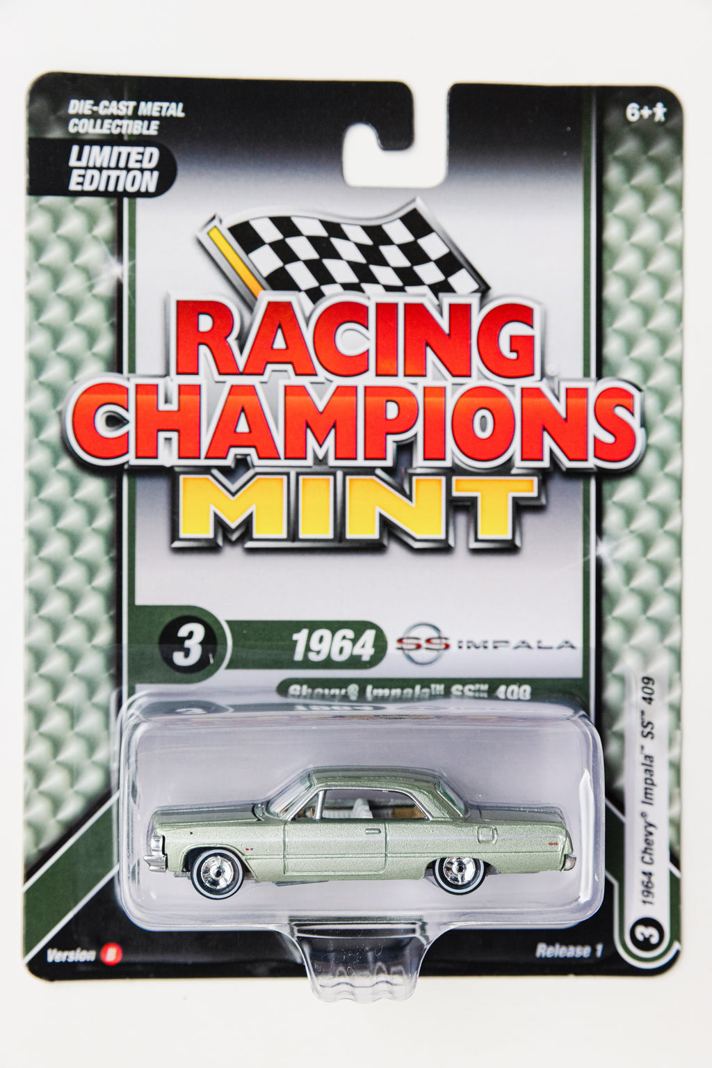 Racing Champions Mint 1964 Chevy Impala SS 409 - (Bent Corner)