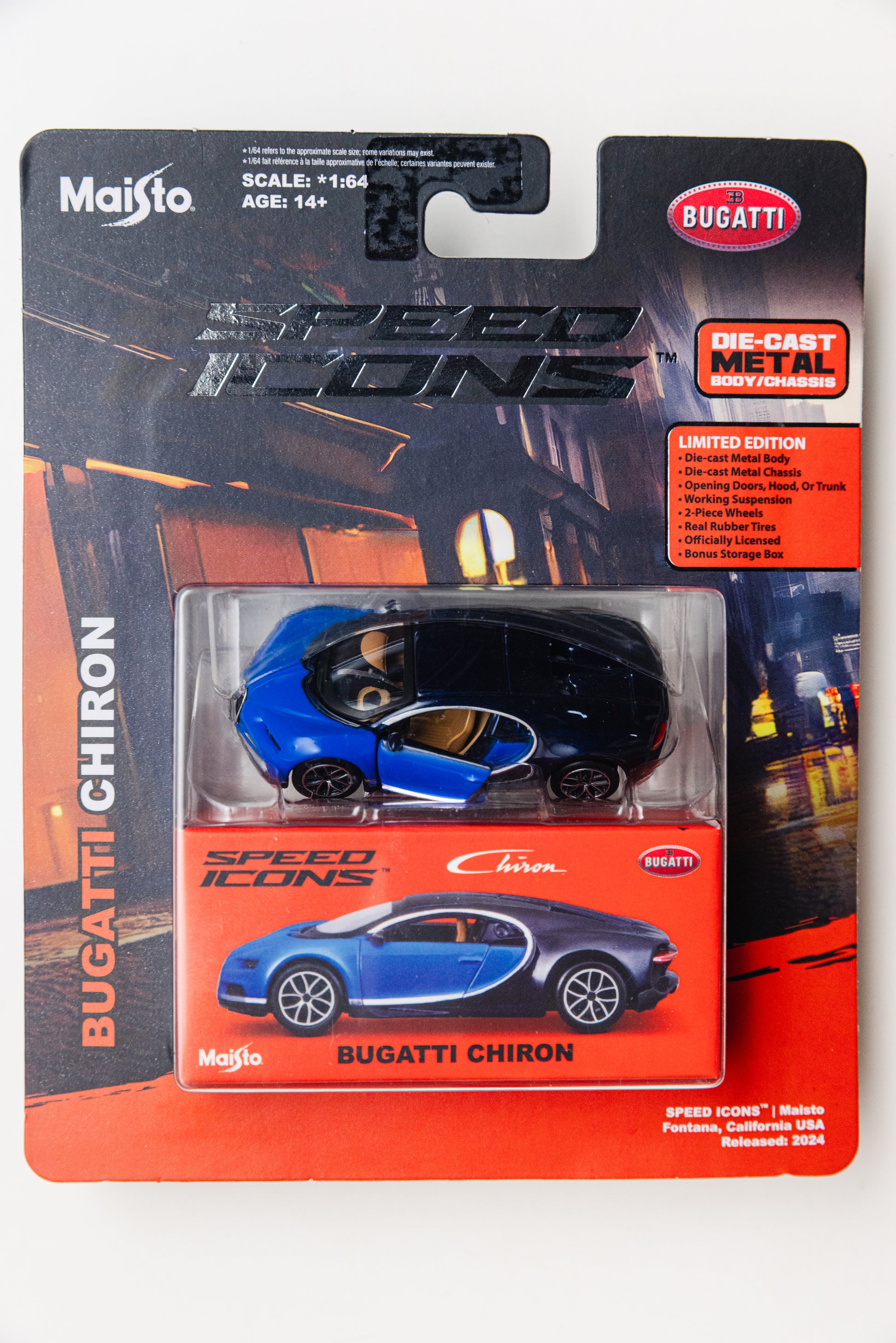 Speed Icons Bugatti Chiron - Maisto