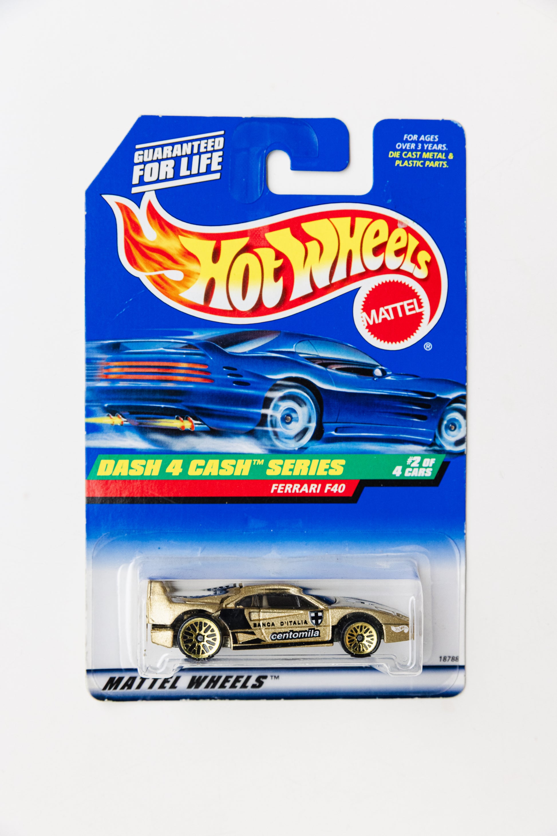 Ferrari F40 - Dash 4 Cash Series (Damaged Blister+Card)