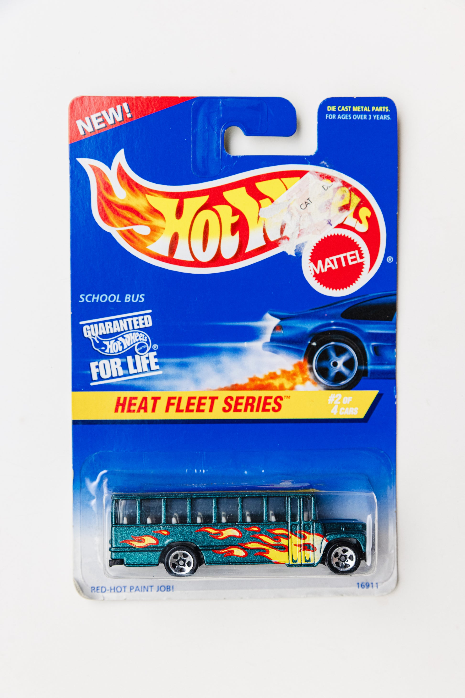 School Bus - Heat Fleet Series (Damaged Card)