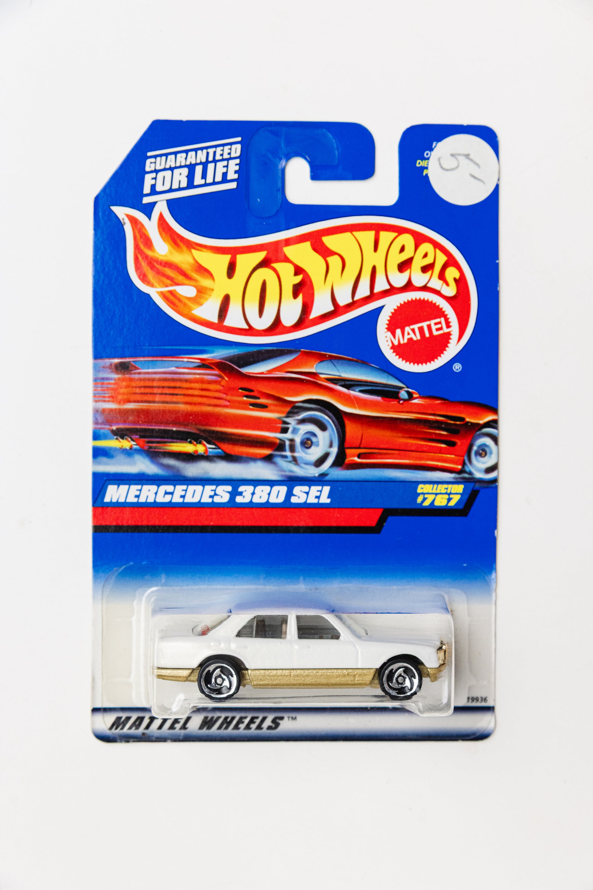 Mercedes 380 SEL - #767 (Damaged Card)