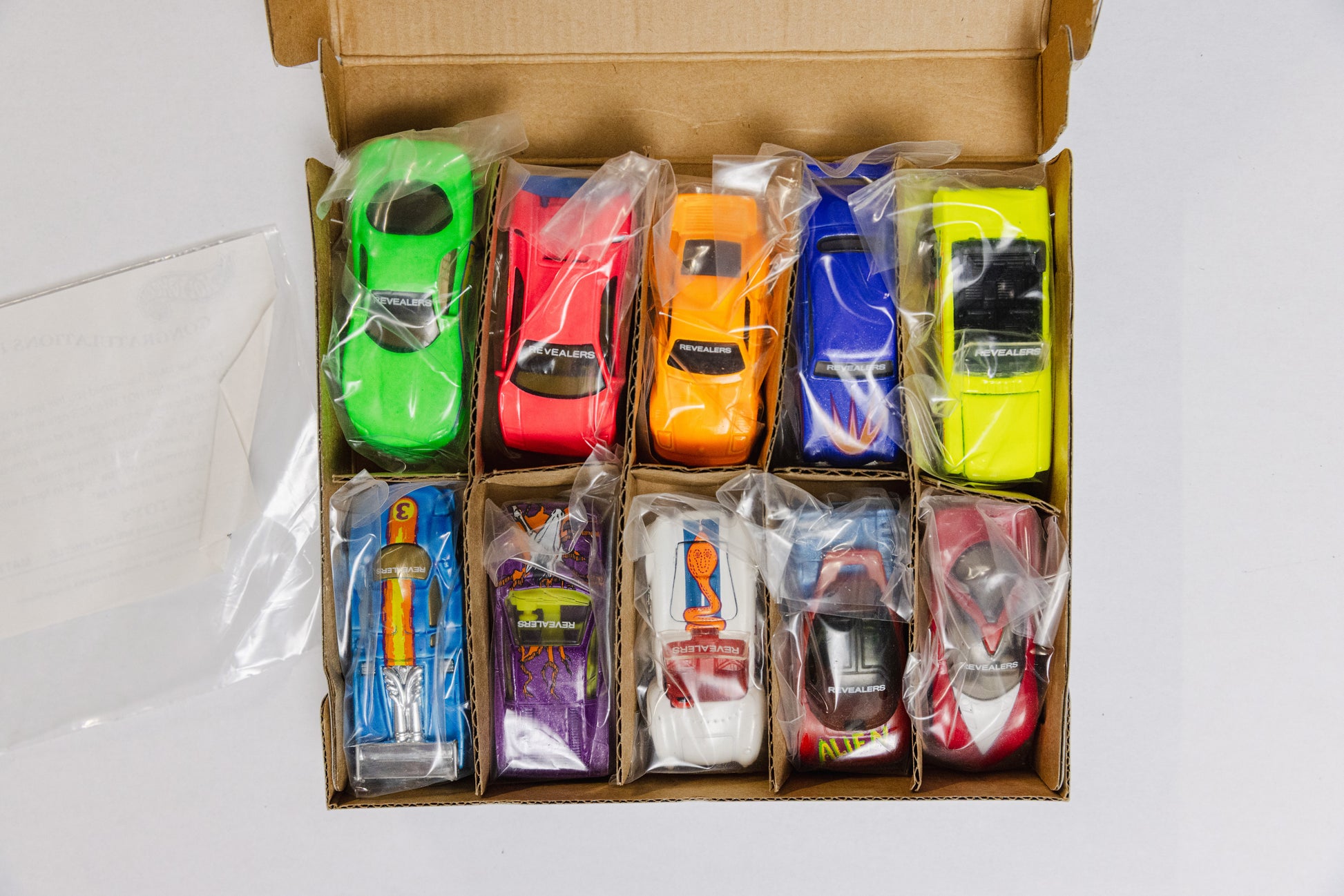Revealers 10 car Prize set