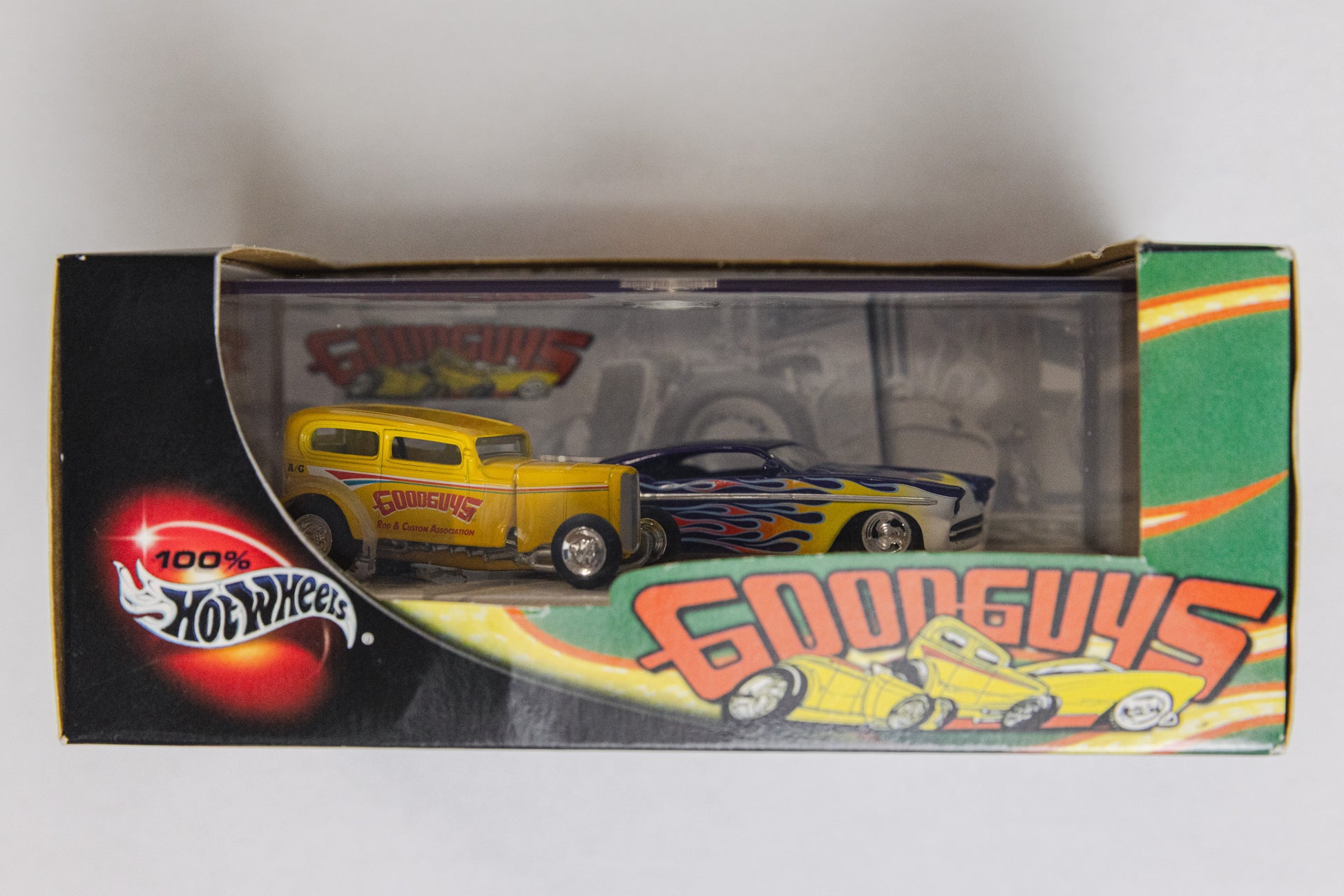 Good Guys 57 Chevy, 32 Ford Sedan 2 pack 100%
